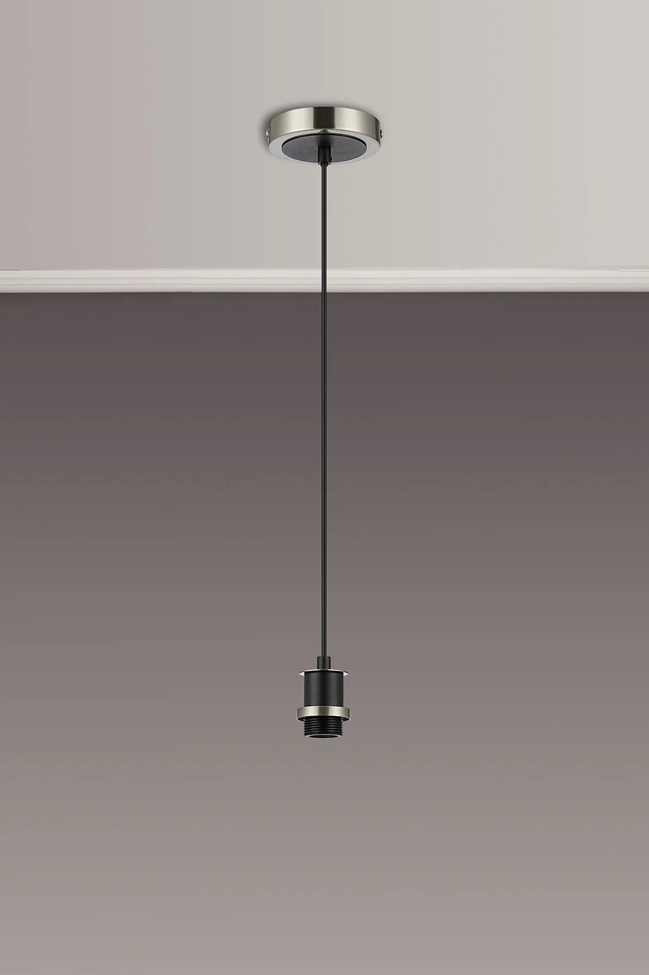 Sycamore Pendant - Satin Nickel & Satin Black