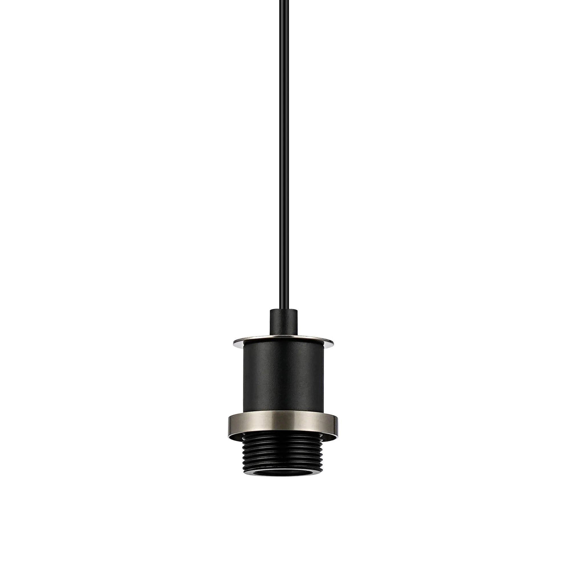 Sycamore Pendant - Satin Nickel & Satin Black