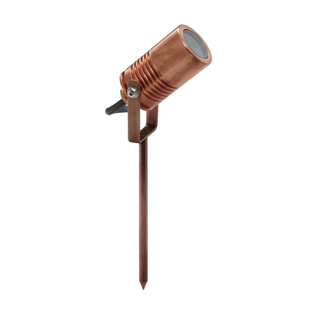 Hunza Pure LED Euro Spike Spot - Copper - Low Voltage