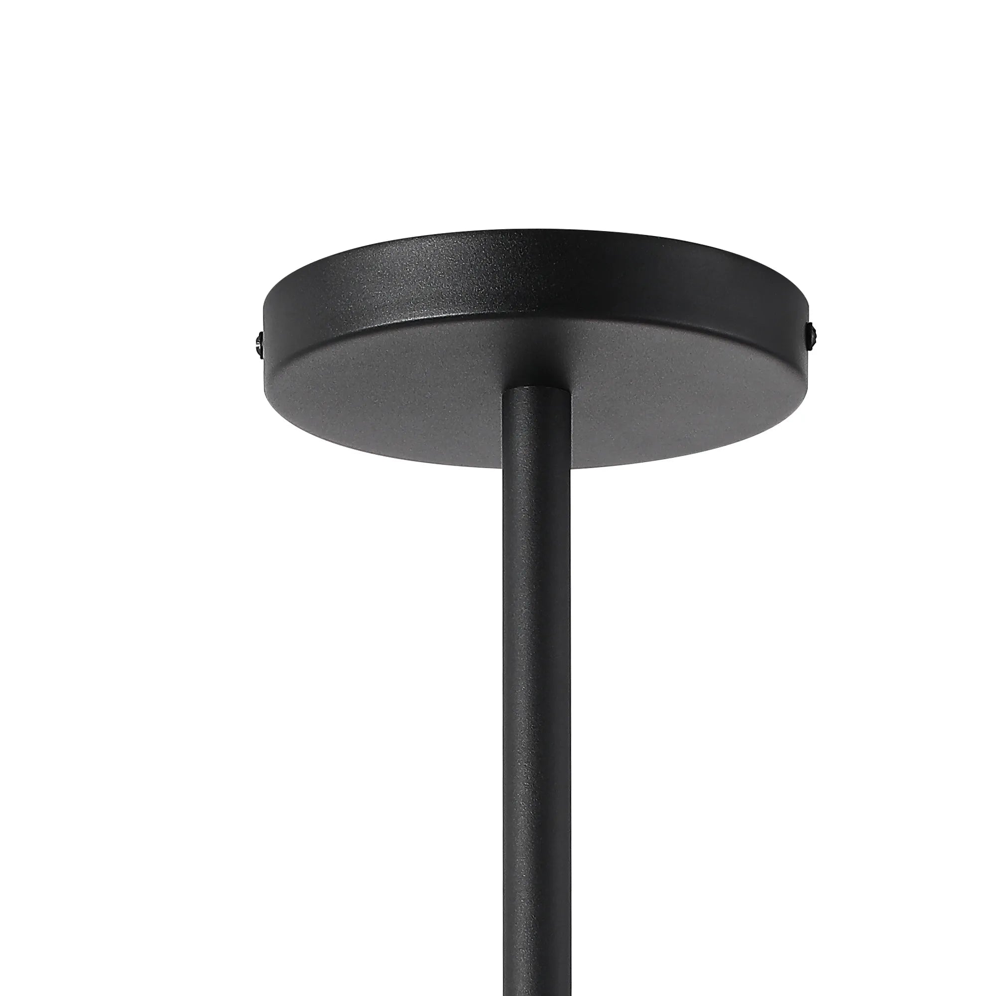 Deacon Semi-Flush 3 Arm Ceiling Light - (Frame Only) 6 Light - Satin Black