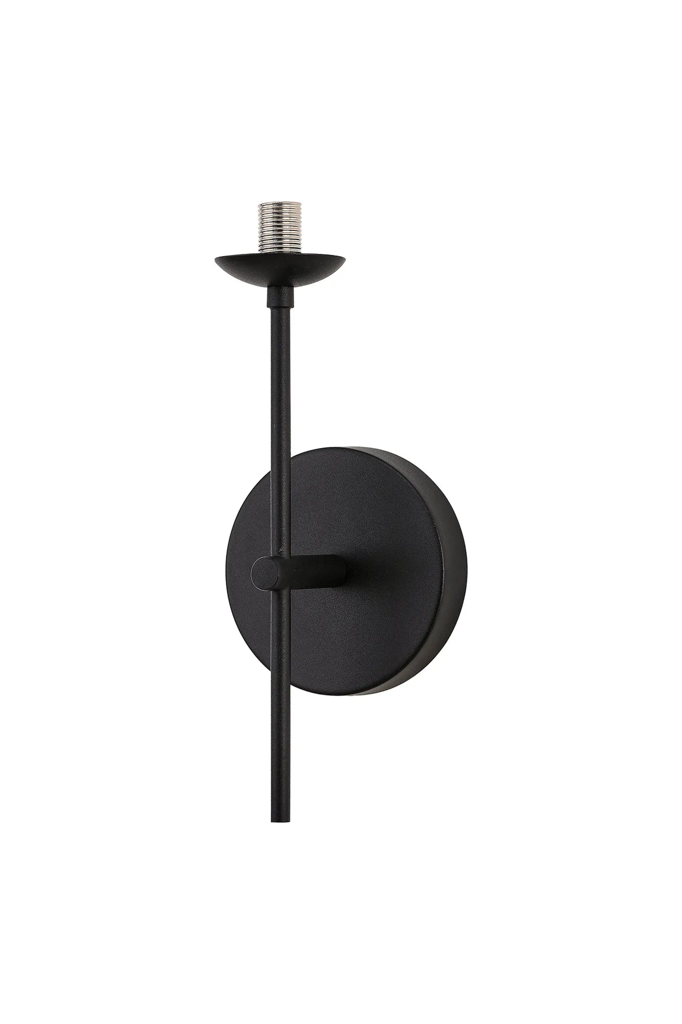 Deacon Wall Lamp (Frame Only) Single Light - Satin Black