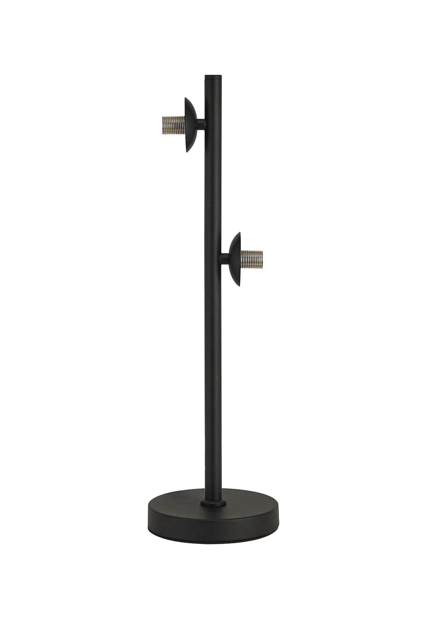 Deacon Table Lamp Without Shade 2 Light - Satin Black