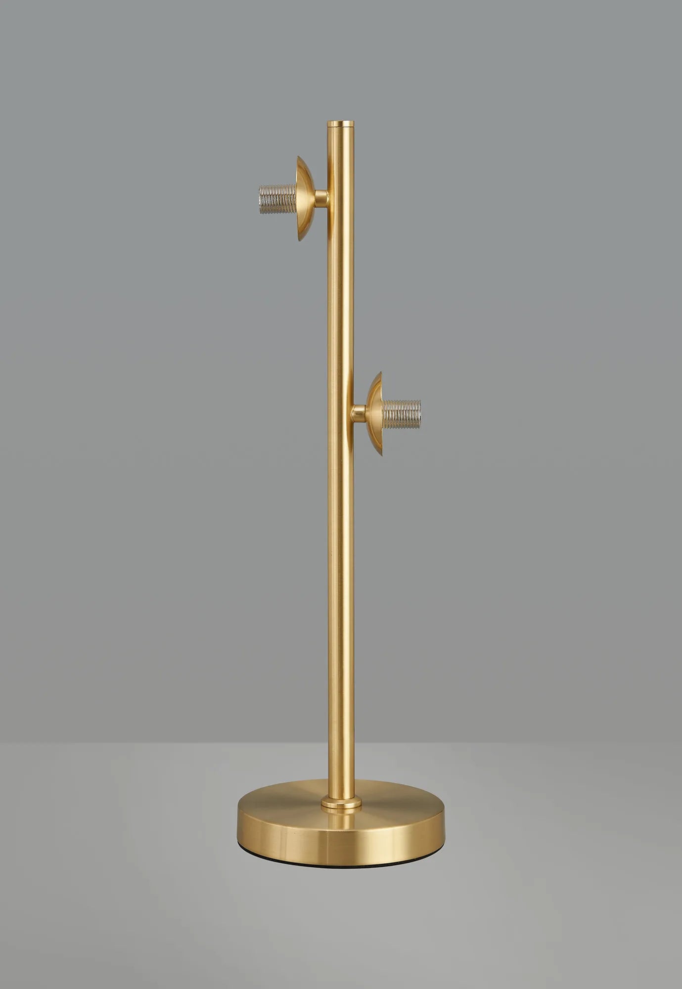 Deacon Table Lamp Without Shade 2 Light - Satin Gold