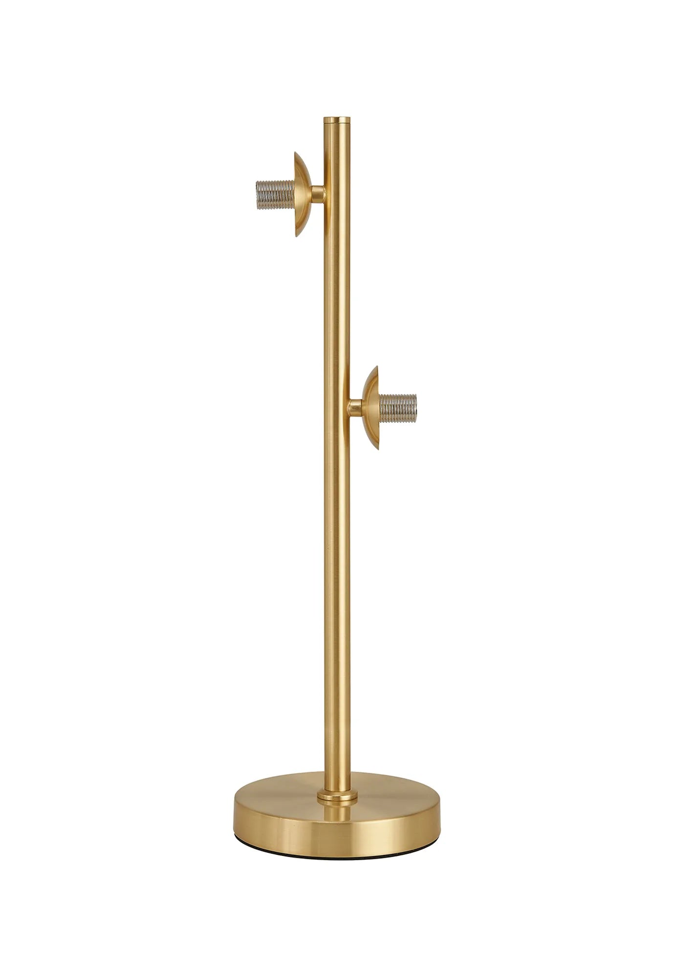 Deacon Table Lamp Without Shade 2 Light - Satin Gold