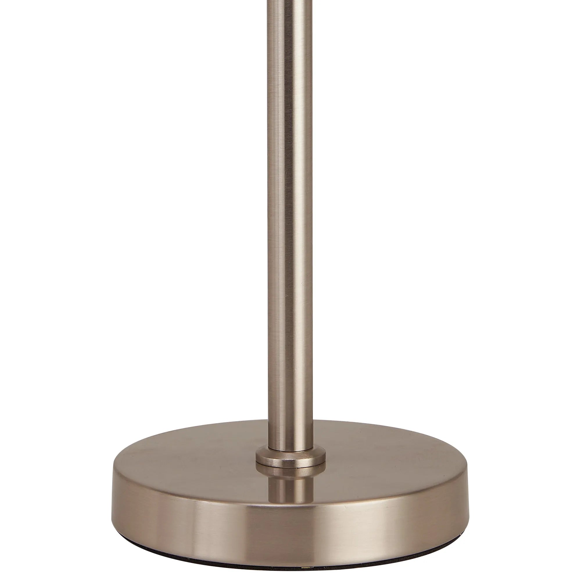 Deacon Table Lamp Without Shade 2 Light - Satin Nickel