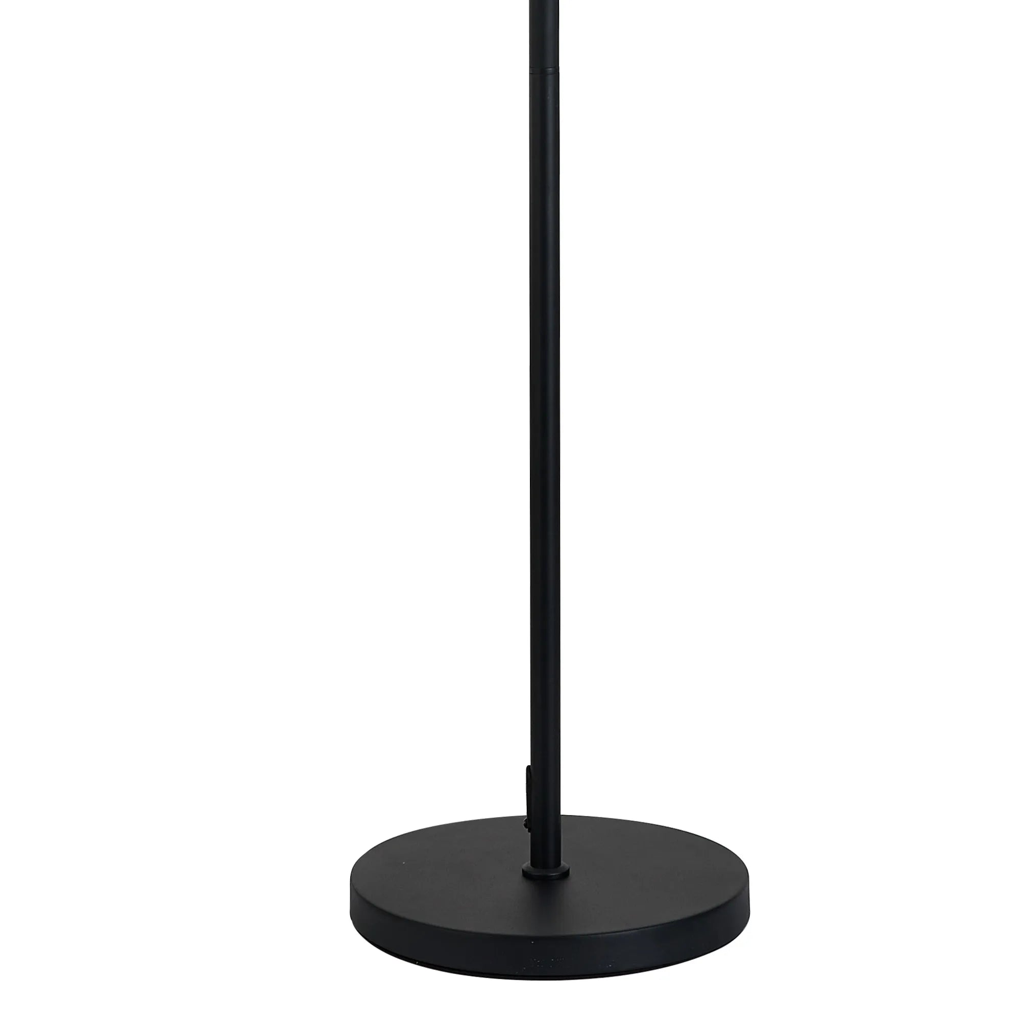Deacon Floor Lamp Without Shade 3 Light - Satin Black