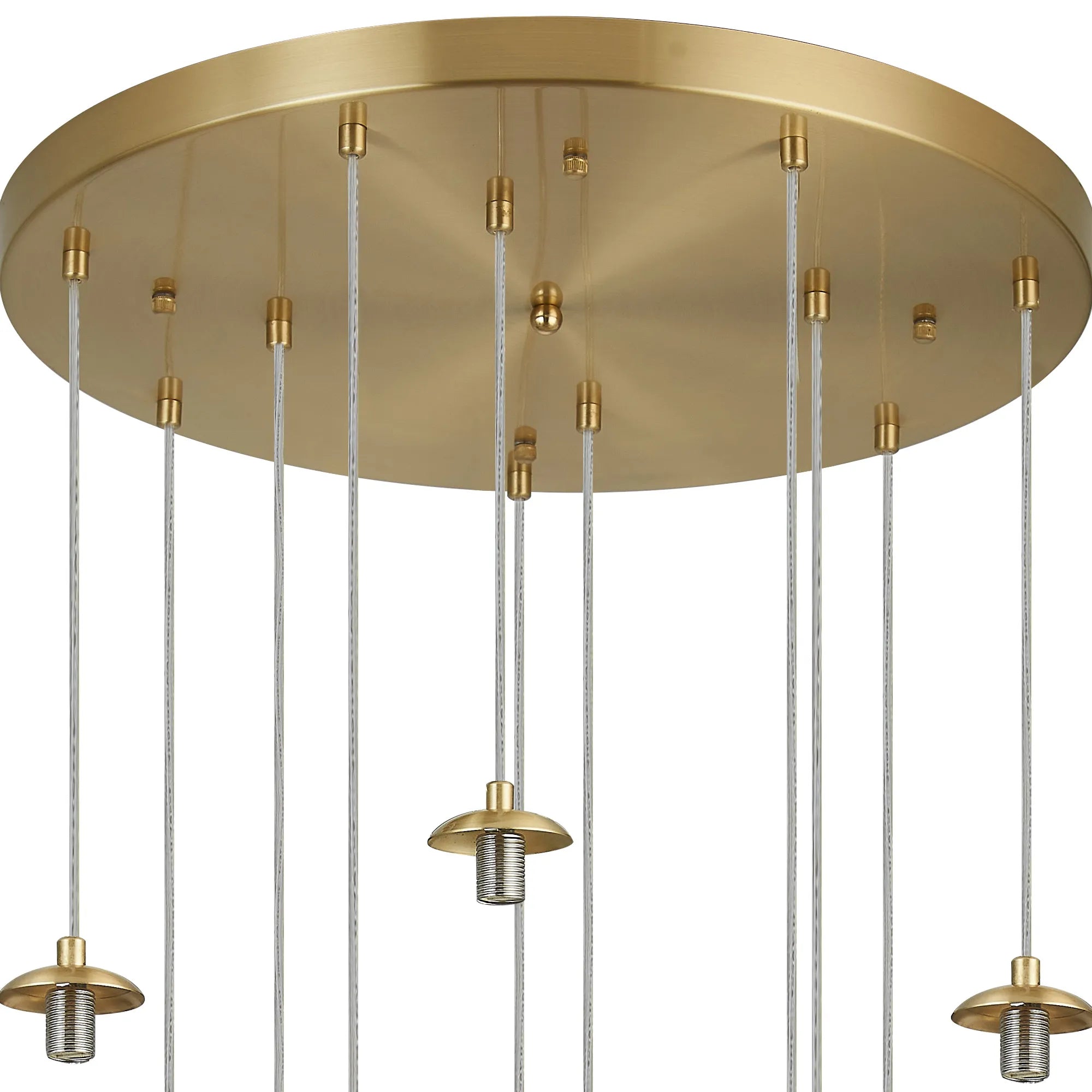 Deacon 50cm Round Pendant (Frame Only) 1 Single Light - Satin Gold