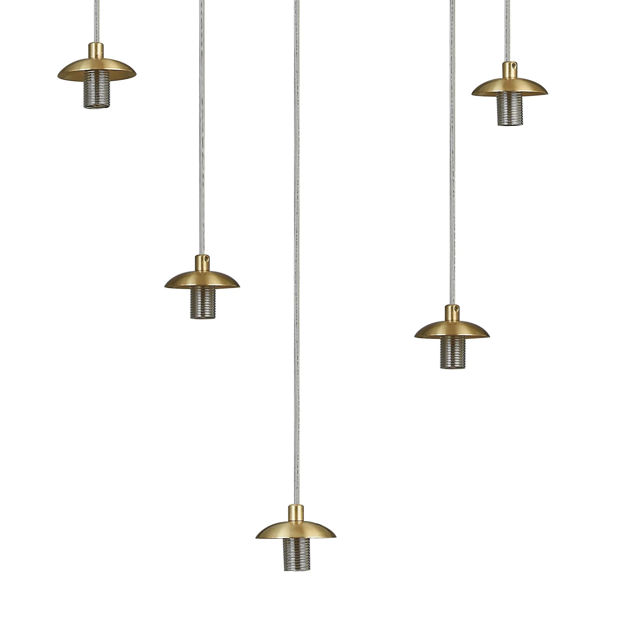 Deacon 50cm Round Pendant (Frame Only) 1 Single Light - Satin Gold
