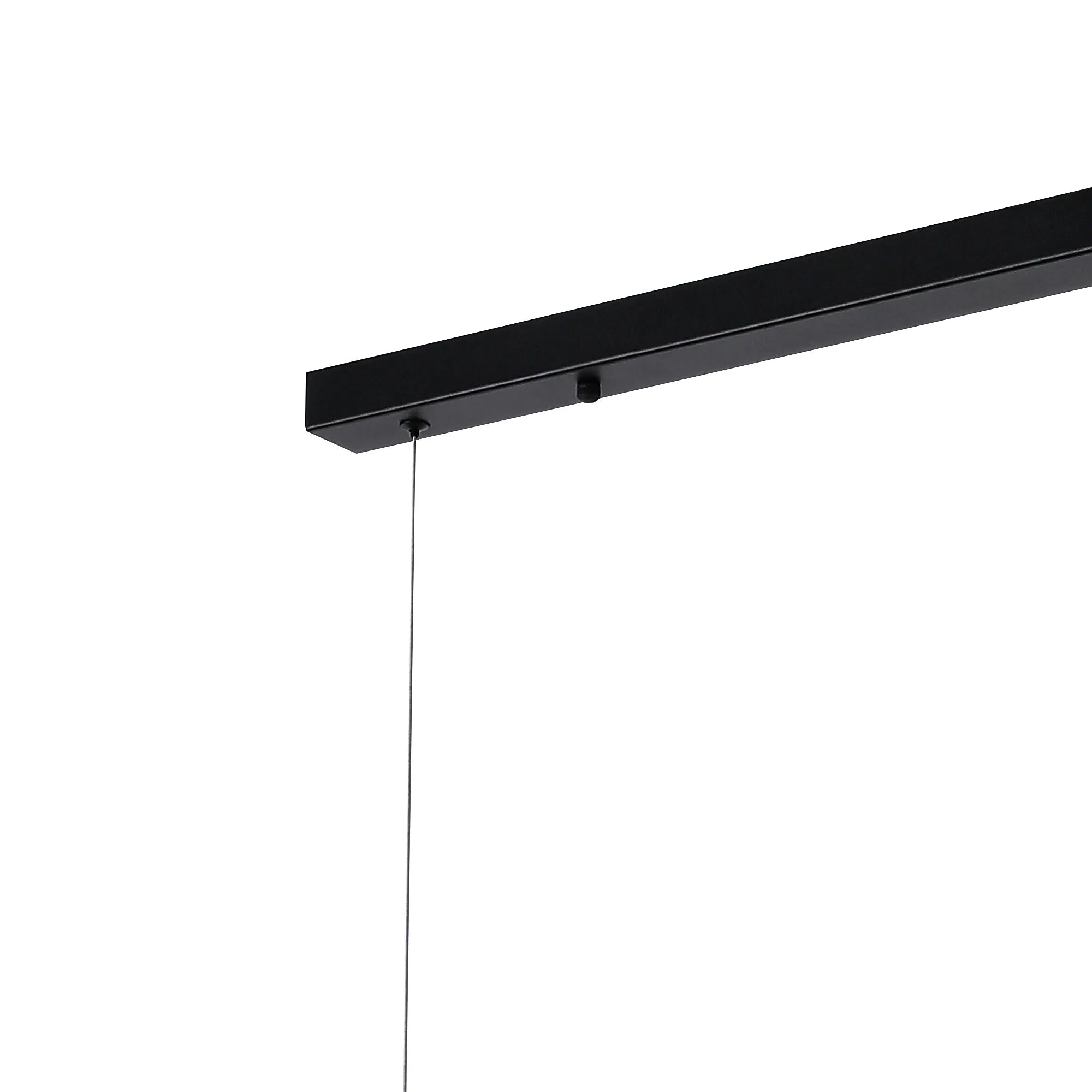 Deacon Linear Pendant (Frame Only) 9 Light - Satin Black