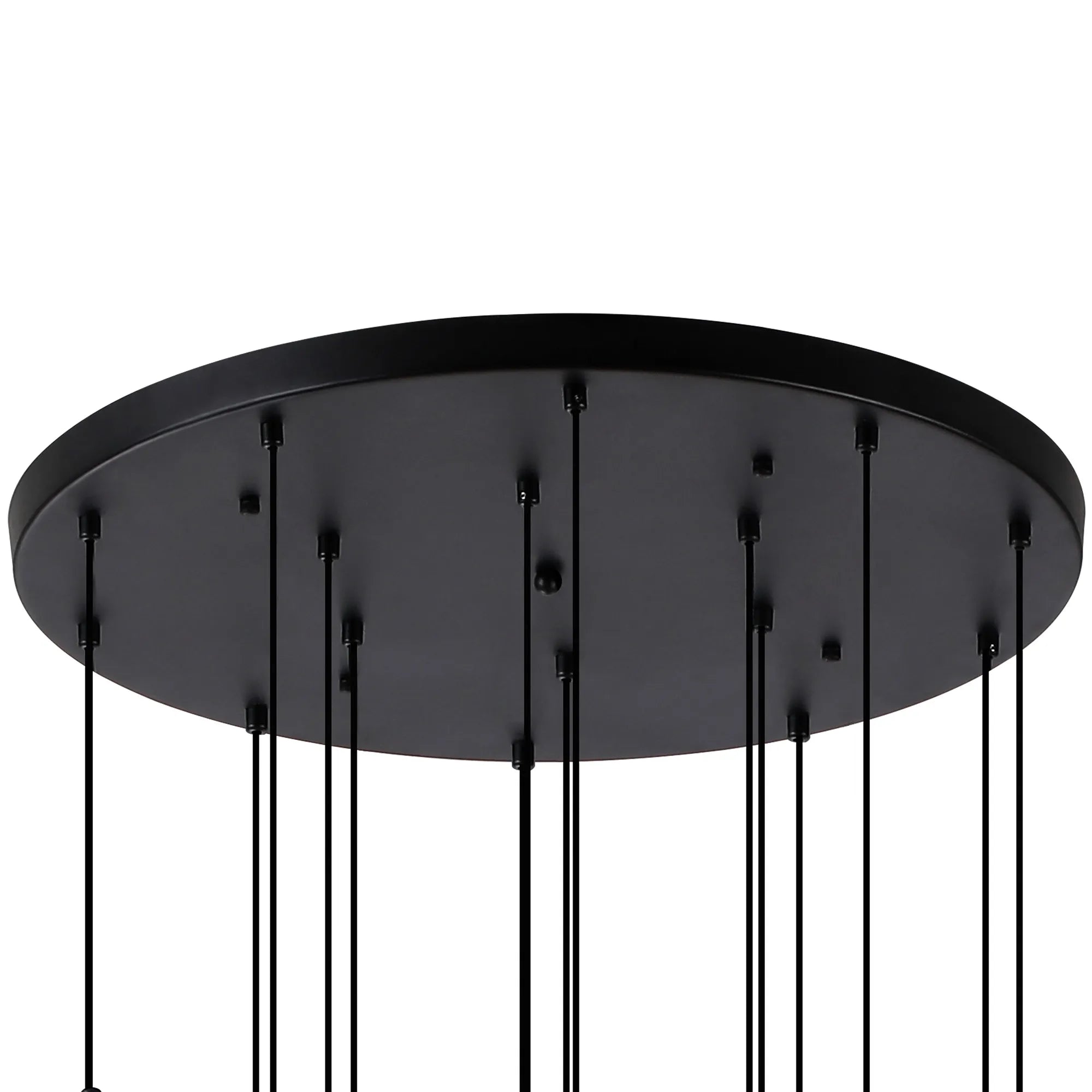 Deacon Pendant (Frame Only) 16 Light - Satin Black