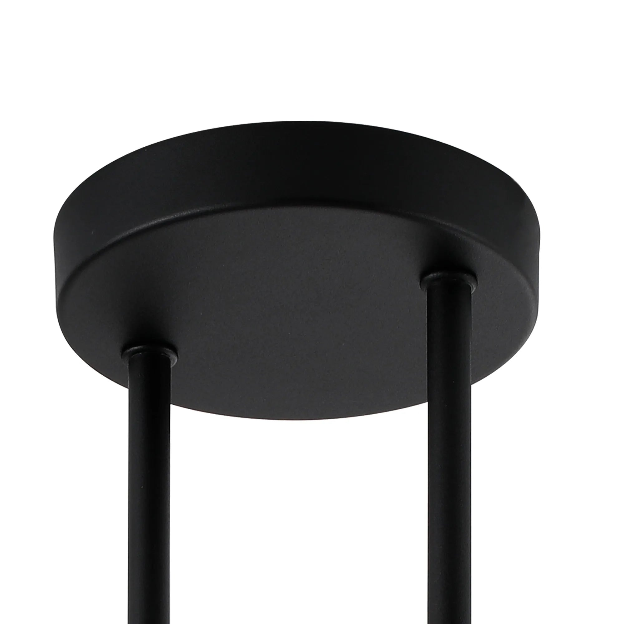 Deacon Semi-Flush Ceiling Light - (Frame Only) 6 Light - Satin Black