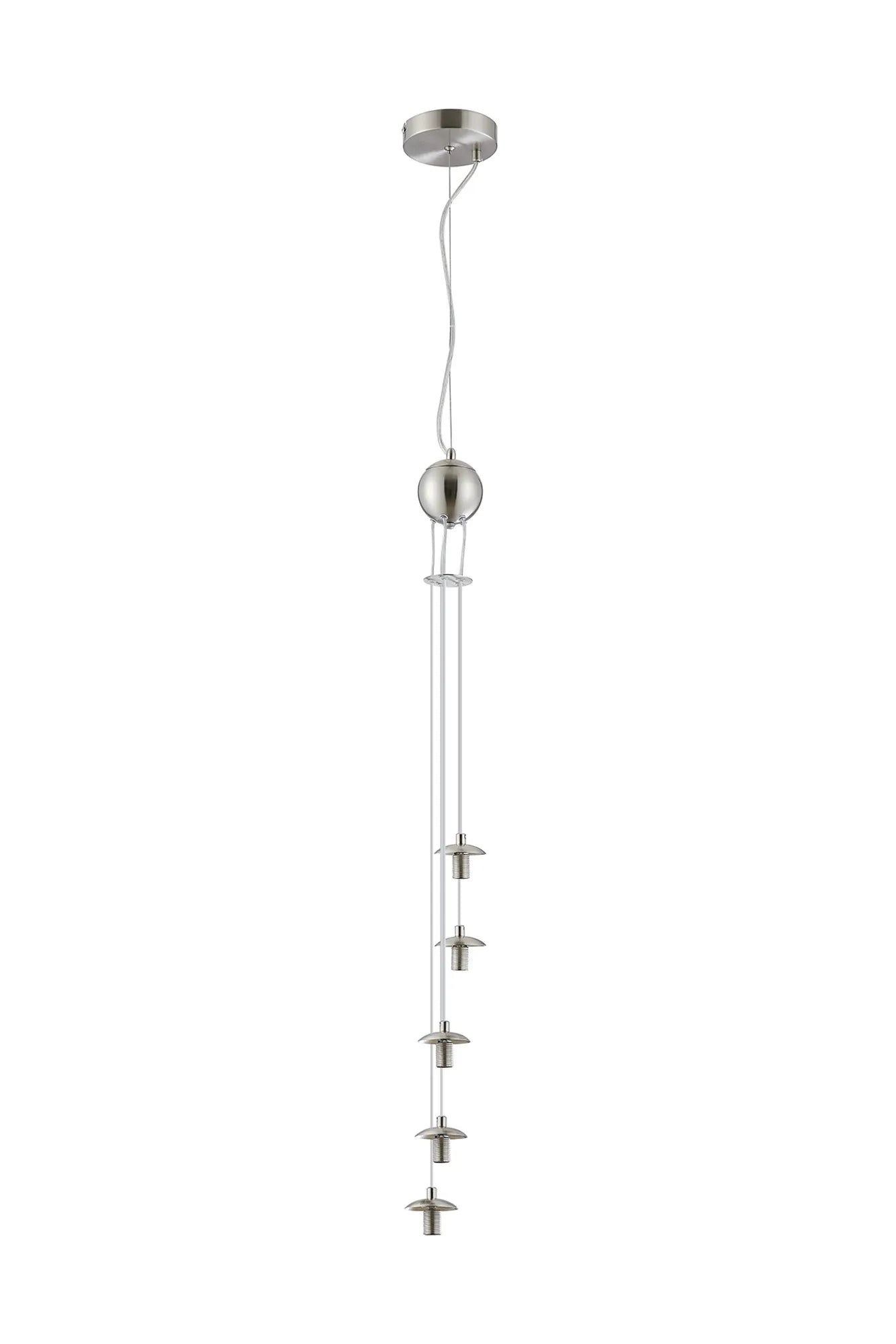 Deacon Pendant (Frame Only) 5 Light - Satin Nickel