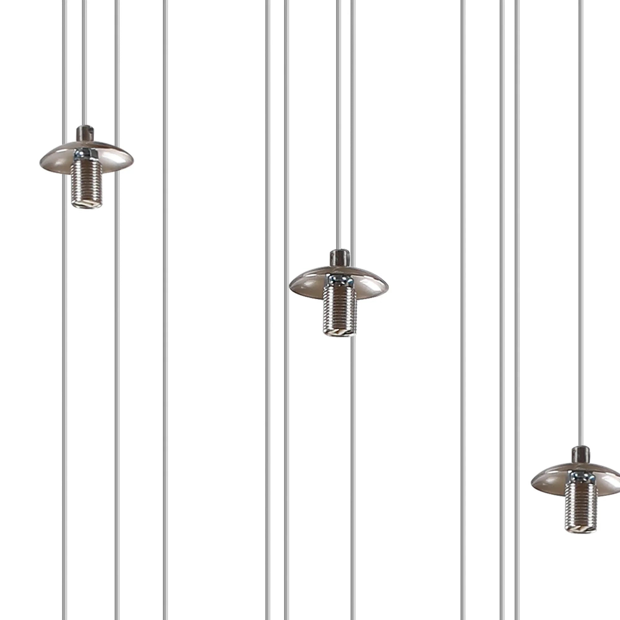 Deacon Pendant (Frame Only) 16 Light - Satin Nickel