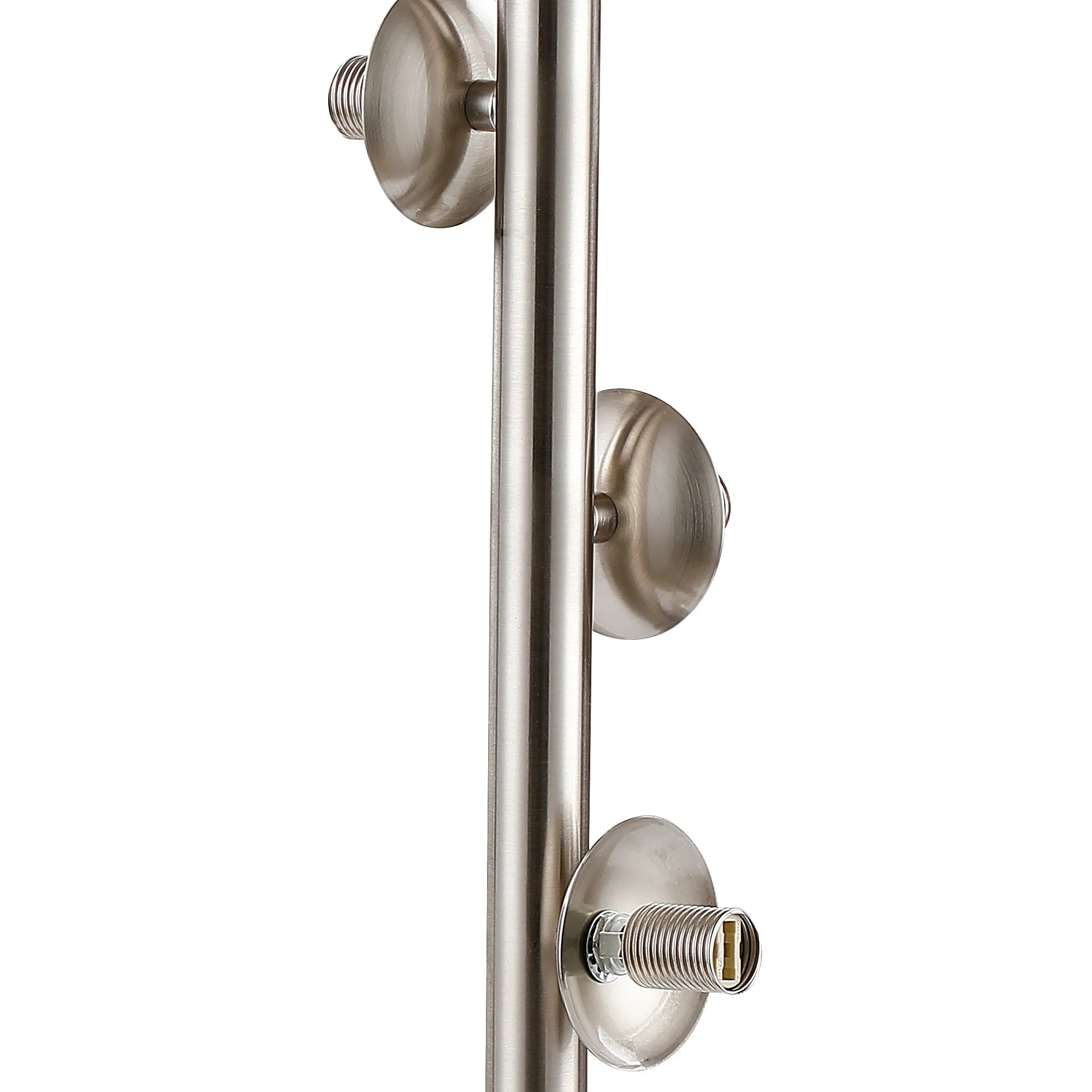 Deacon Table Lamp Without Shade 4 Light - Satin Nickel