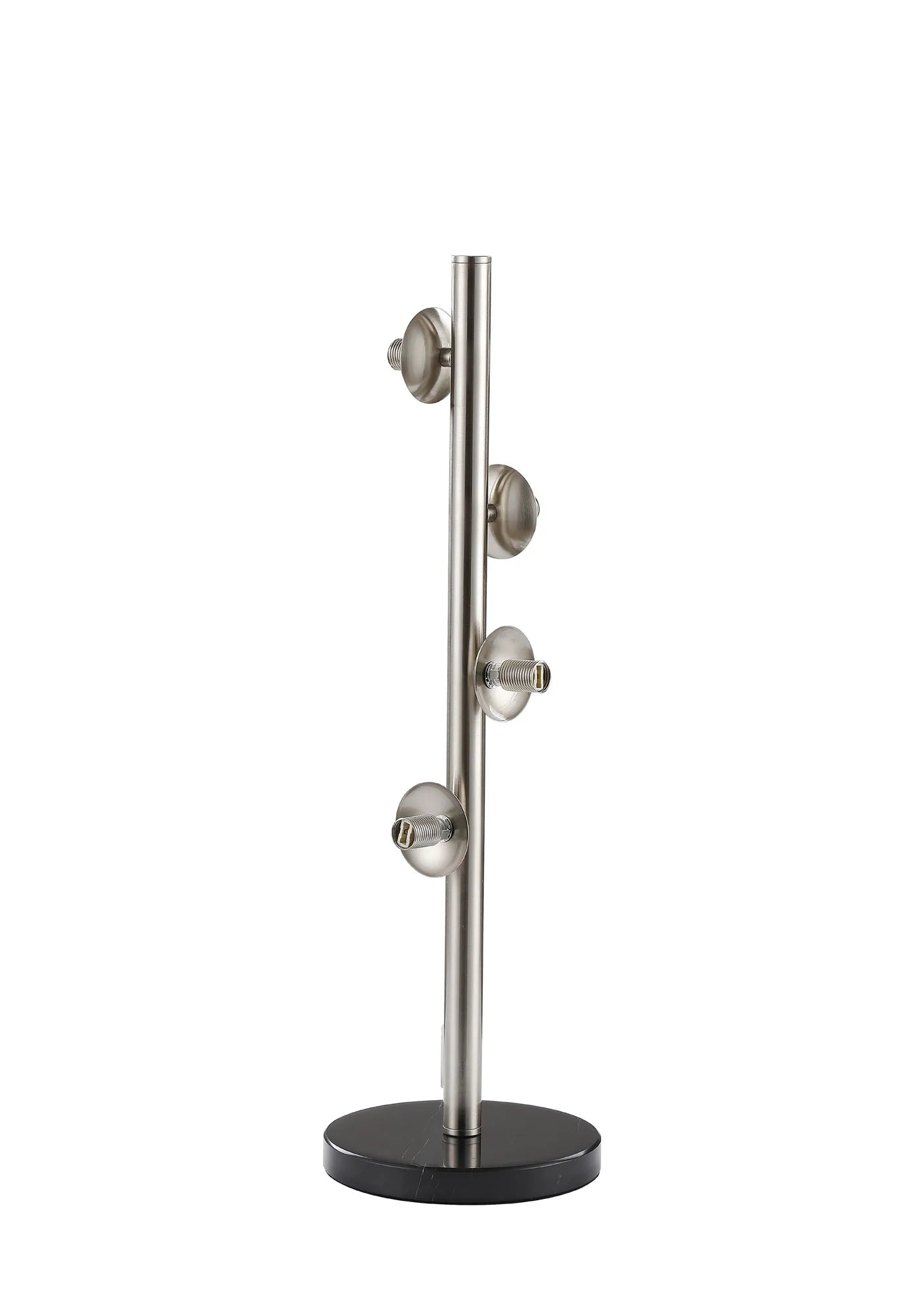 Deacon Table Lamp Without Shade 4 Light - Satin Nickel