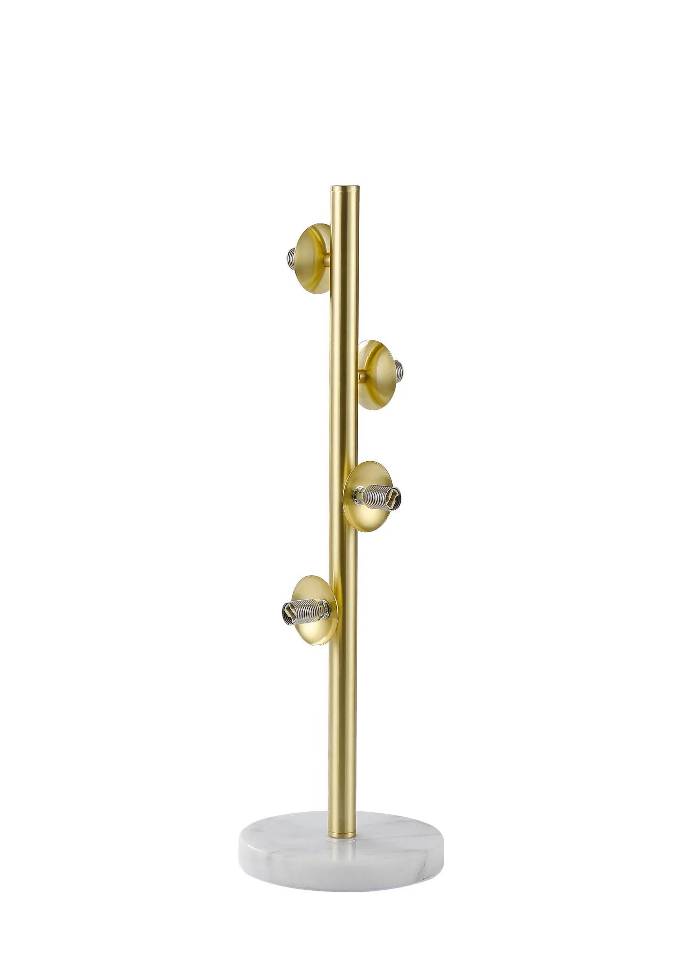 Deacon Table Lamp Without Shade 4 Light - Satin Gold