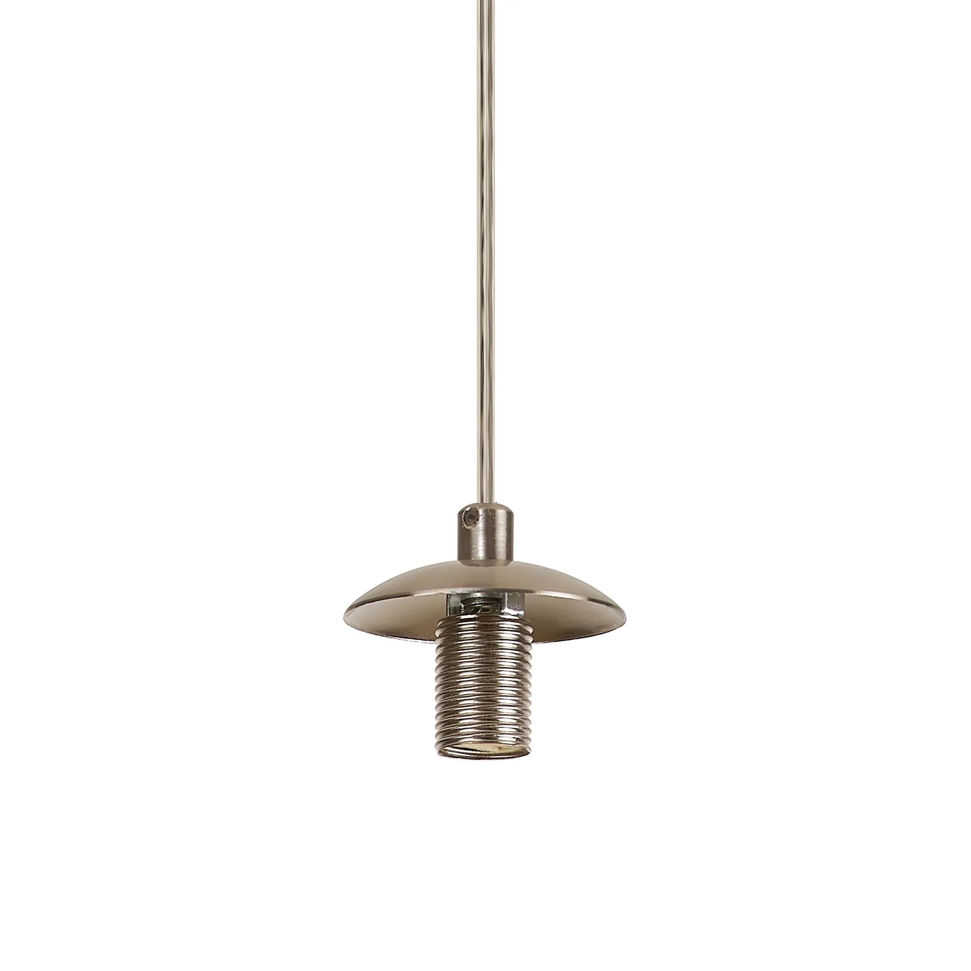 Deacon Single Pendant (Frame Only) Single Light - Satin Nickel