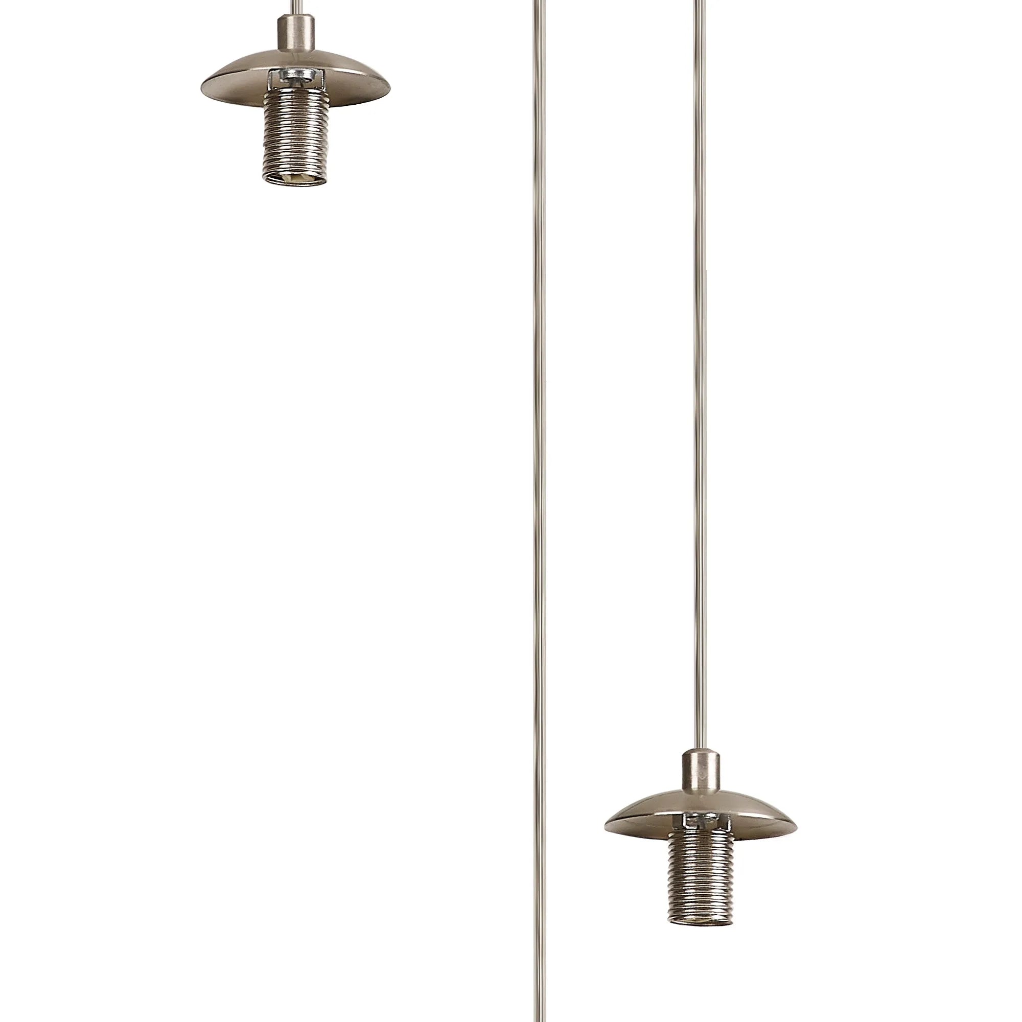 Deacon Round Pendant (Frame Only) 3 Light - Satin Nickel