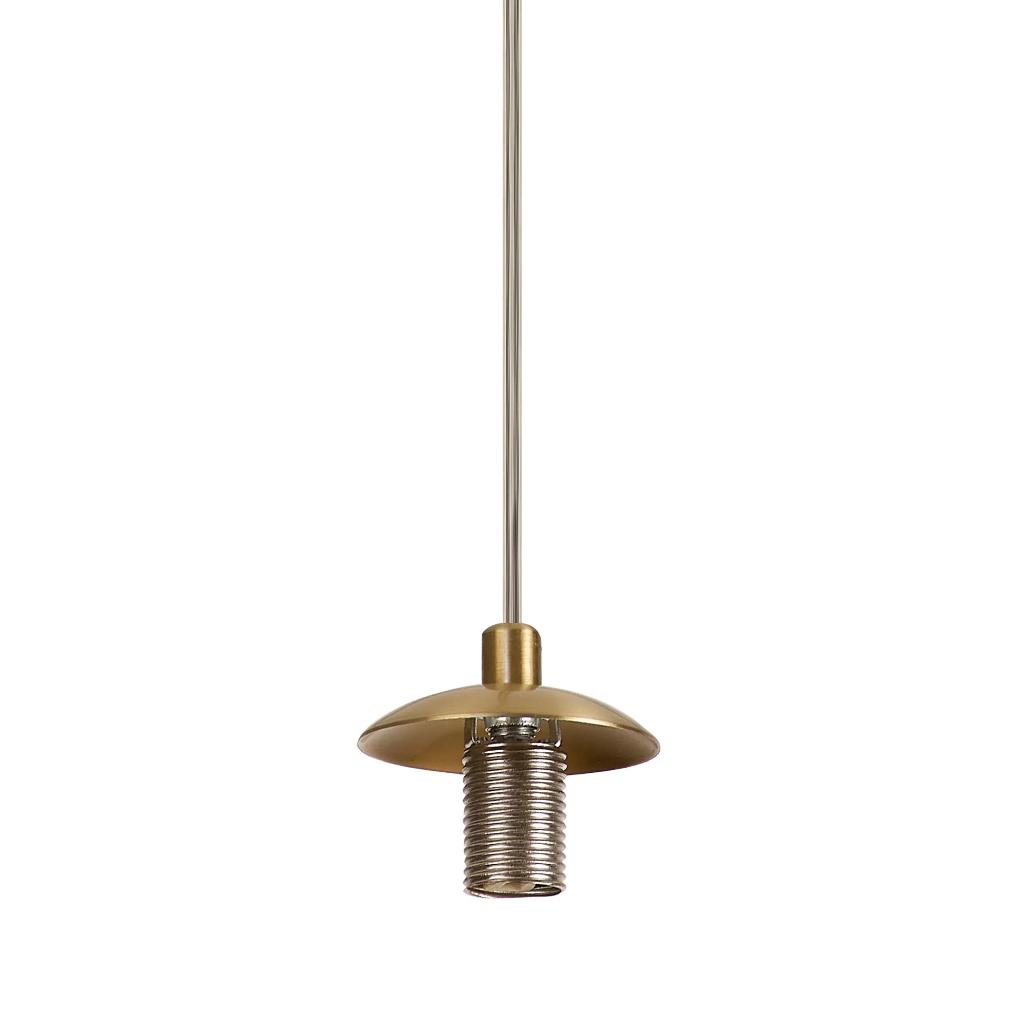 Deacon Single Pendant (Frame Only) Single Light - Satin Gold