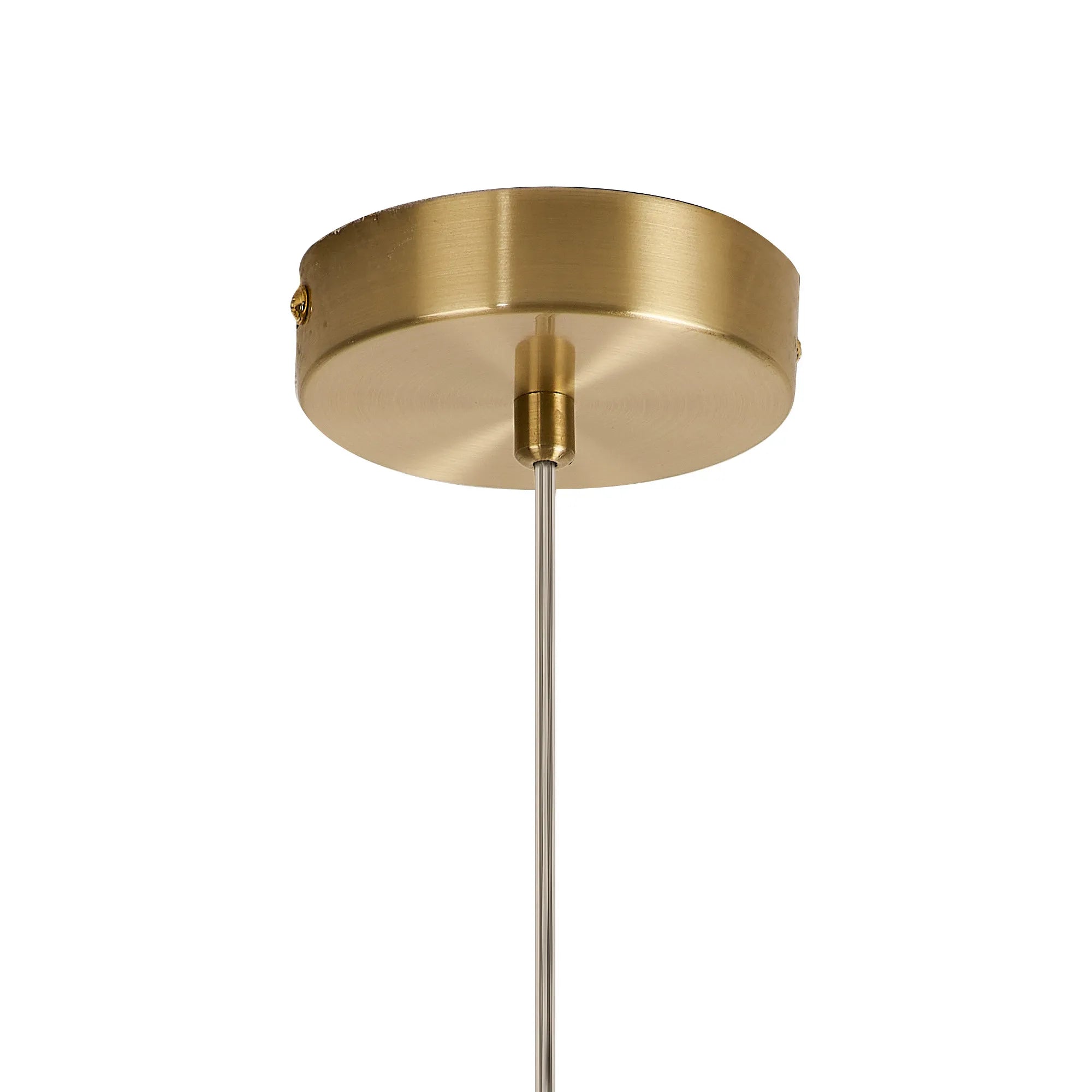 Deacon Single Pendant Single Light - Satin Gold & Chrome