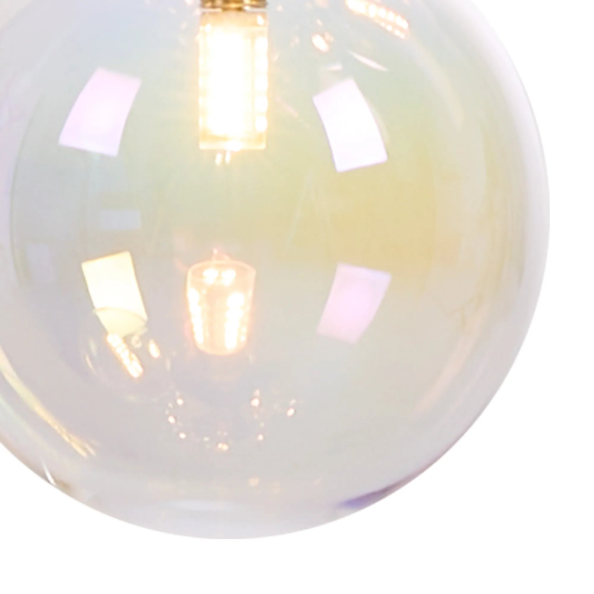 Deacon Single Pendant Single Light - Satin Gold & Iridescent