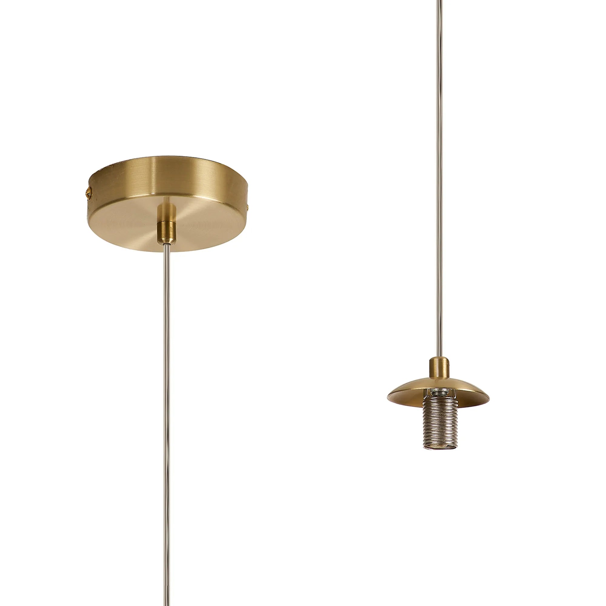 Deacon Single Pendant (Frame Only) Single Light - Satin Gold