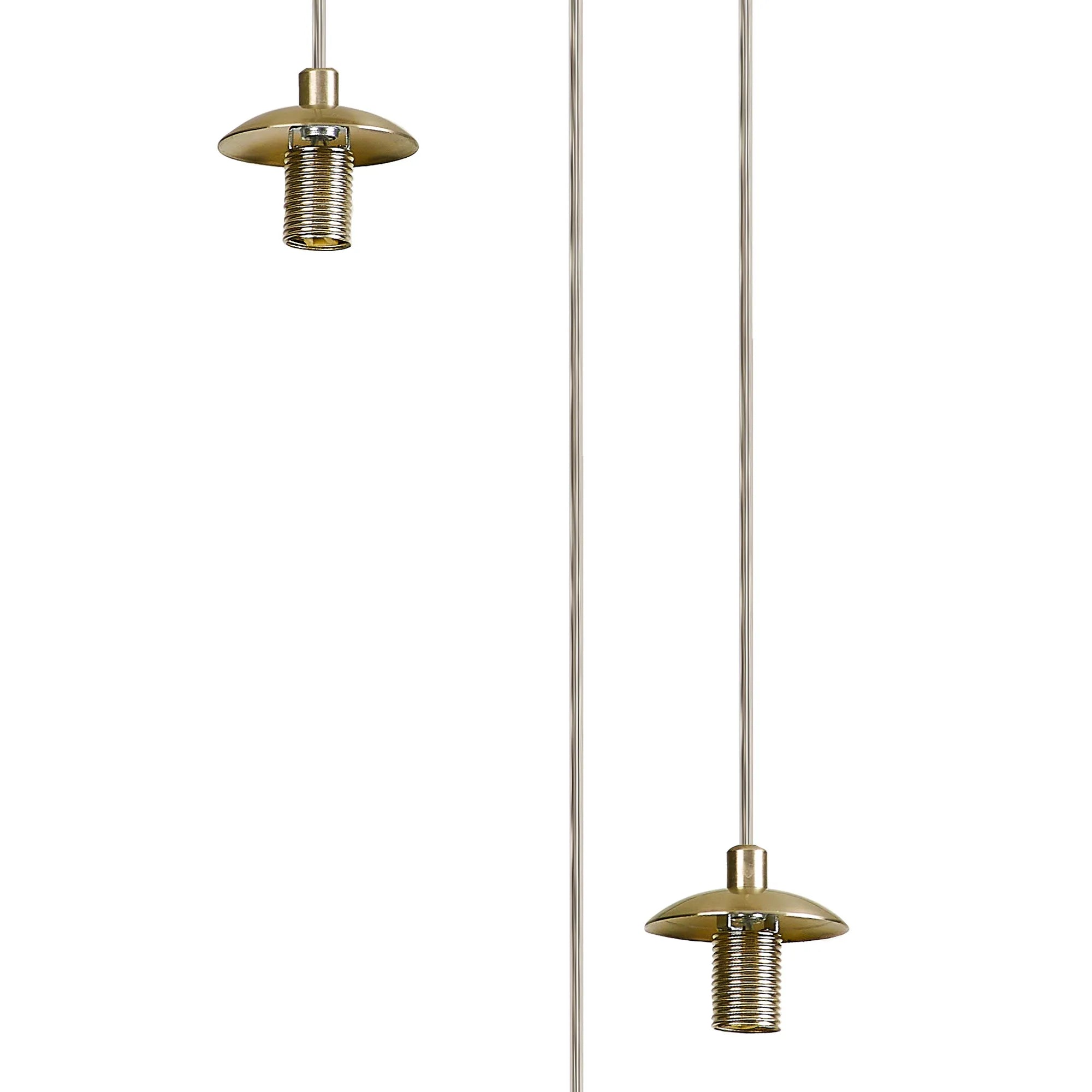 Deacon Round Pendant (Frame Only) 3 Light - Satin Gold
