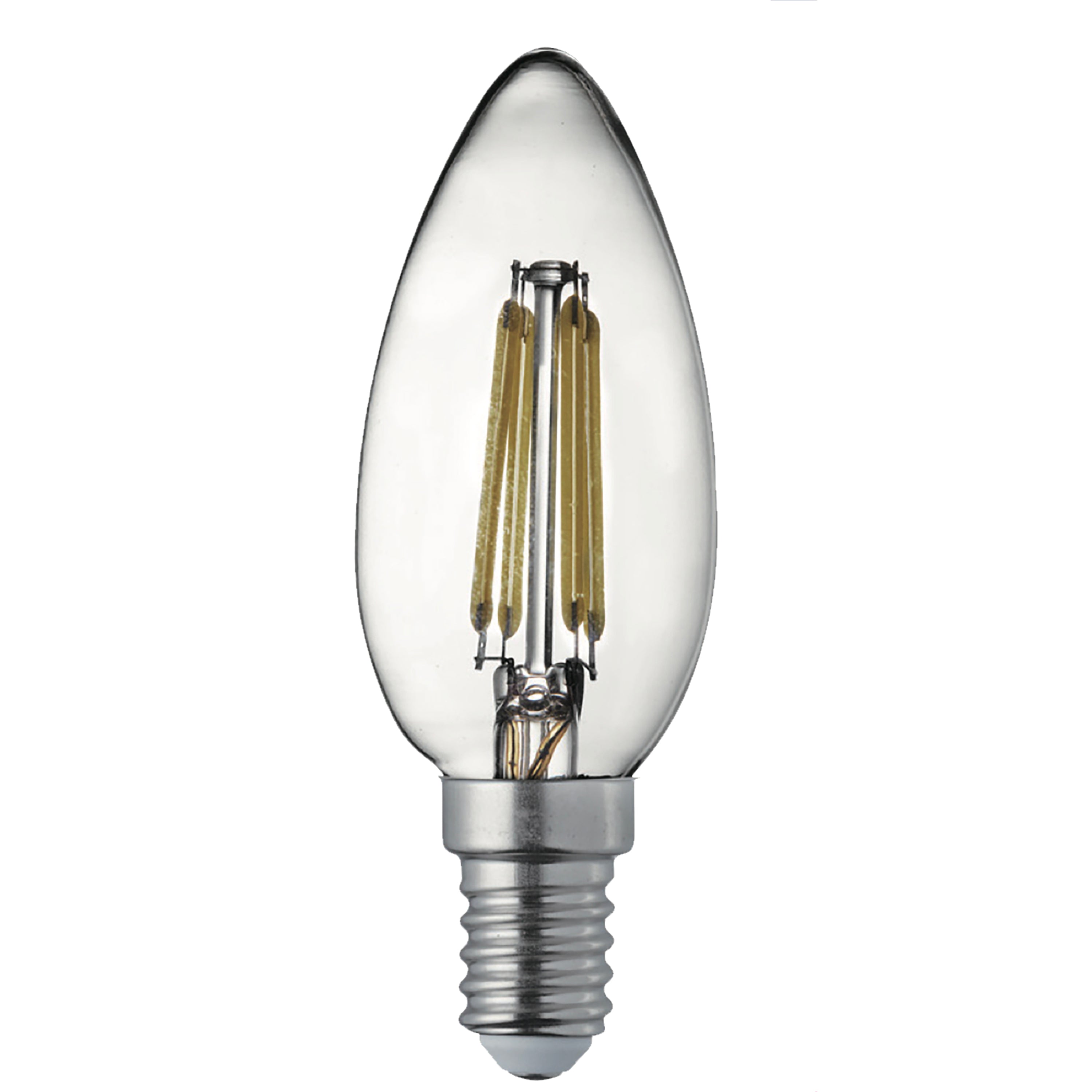 Searchlight E14 LED 6W Filament Candle Lamp - 2700K - Dimmable - Pack of 10