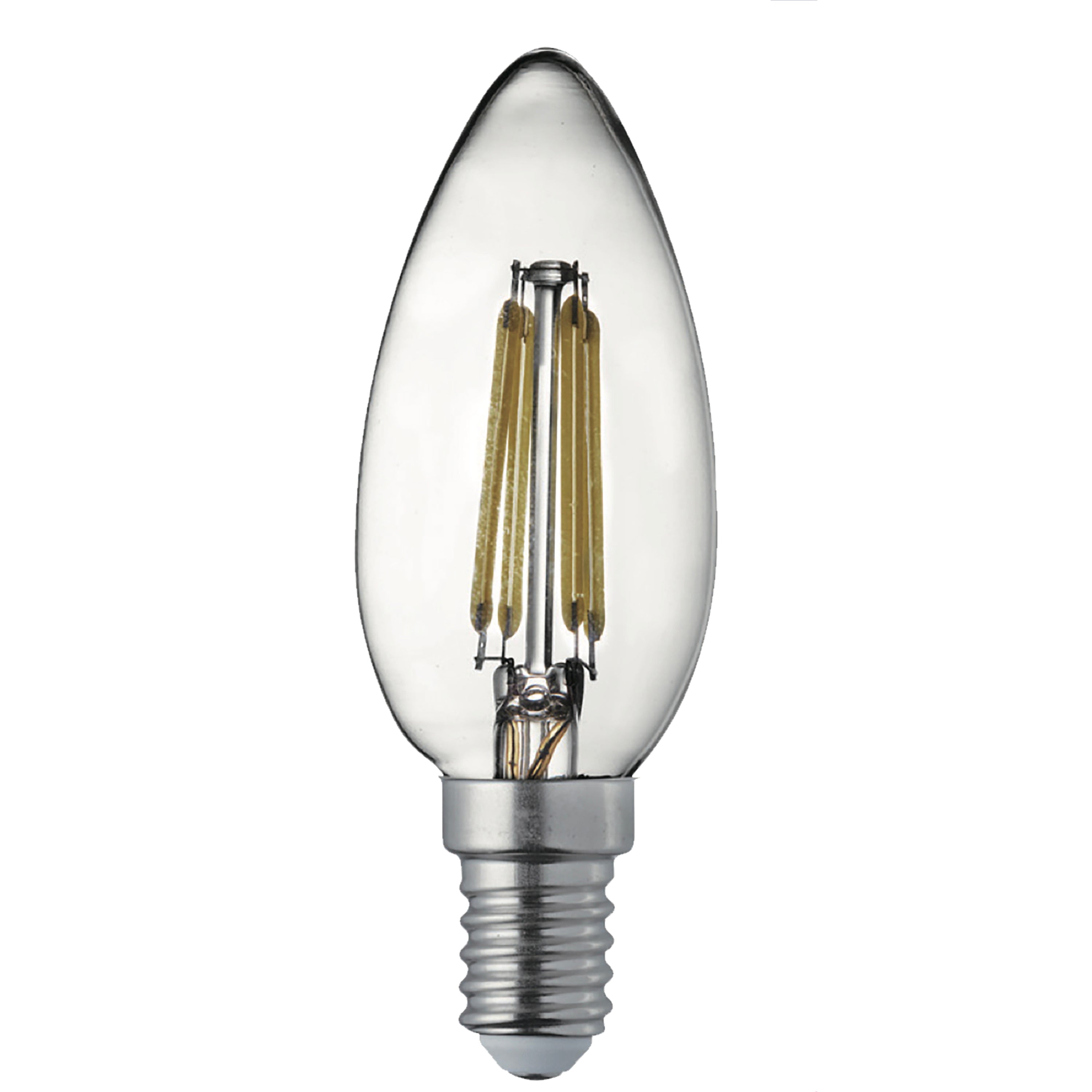 Searchlight E14 LED 6W Filament Candle Lamp - 2700K - Dimmable - Pack of 10