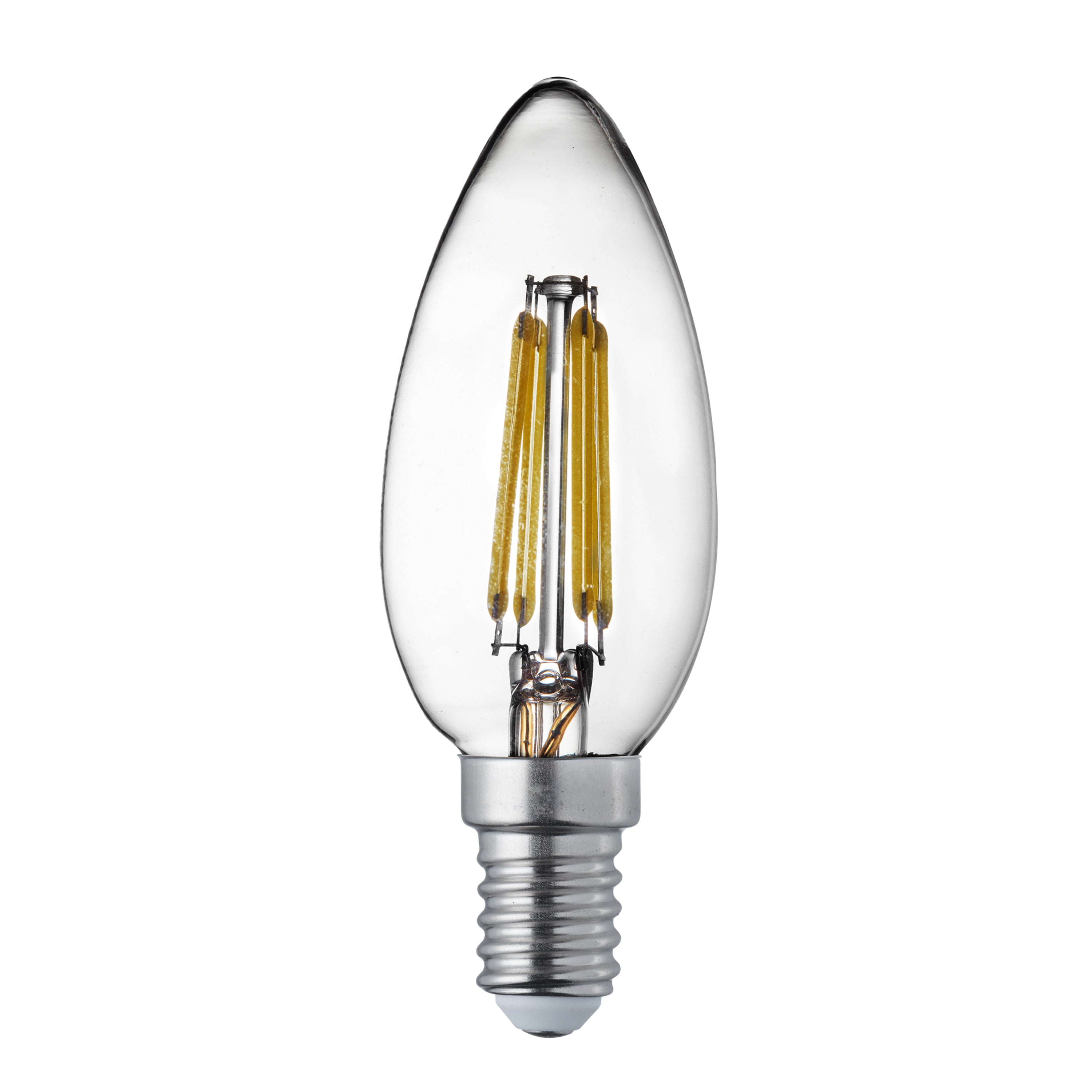 Searchlight E14 LED 4W Filament Candle Lamp - 2700K - Dimmable - Pack of 10