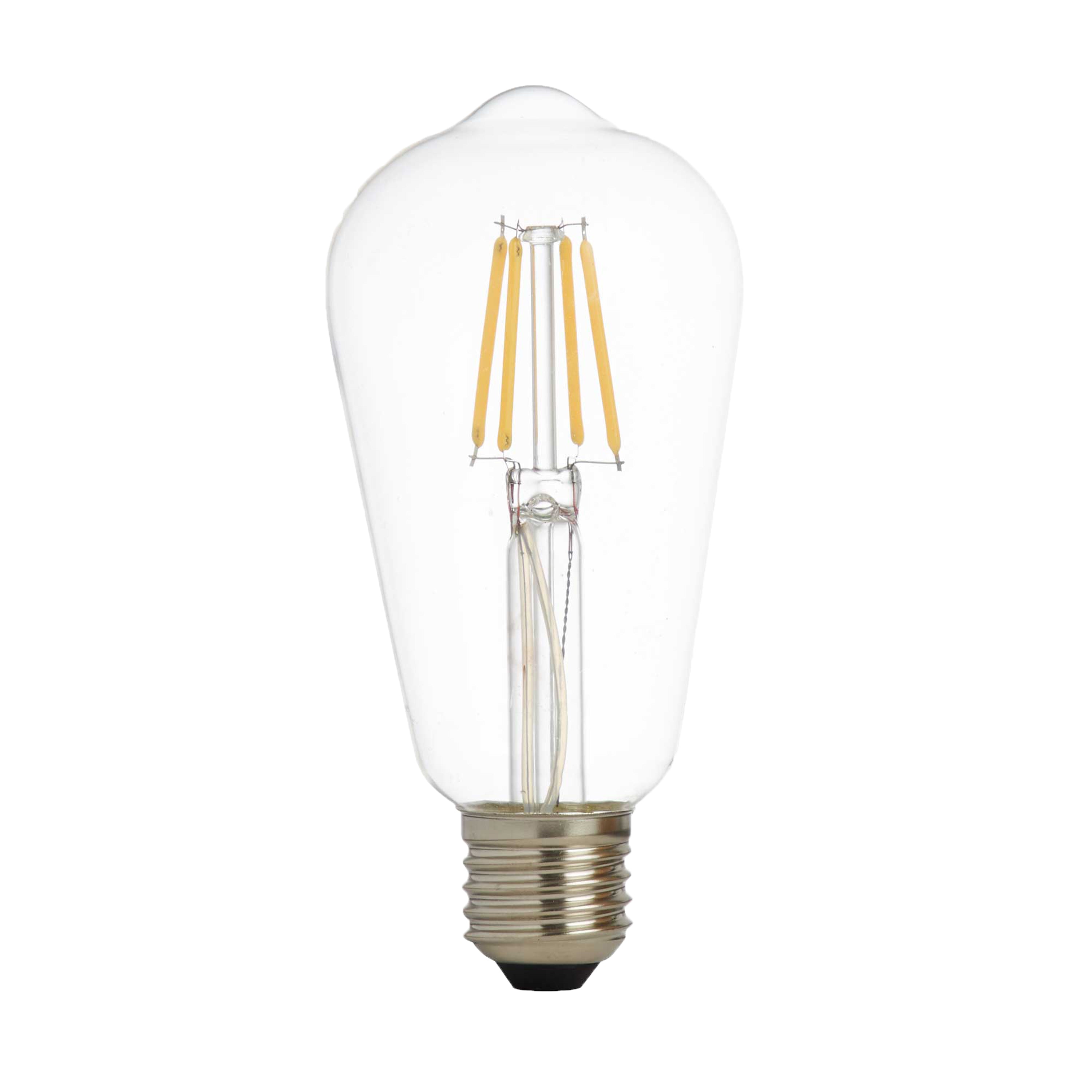 Searchlight E27 LED 6W Filament Squirrel Lamp - 2700K - Dimmable - Clear Glass - Pack of 5