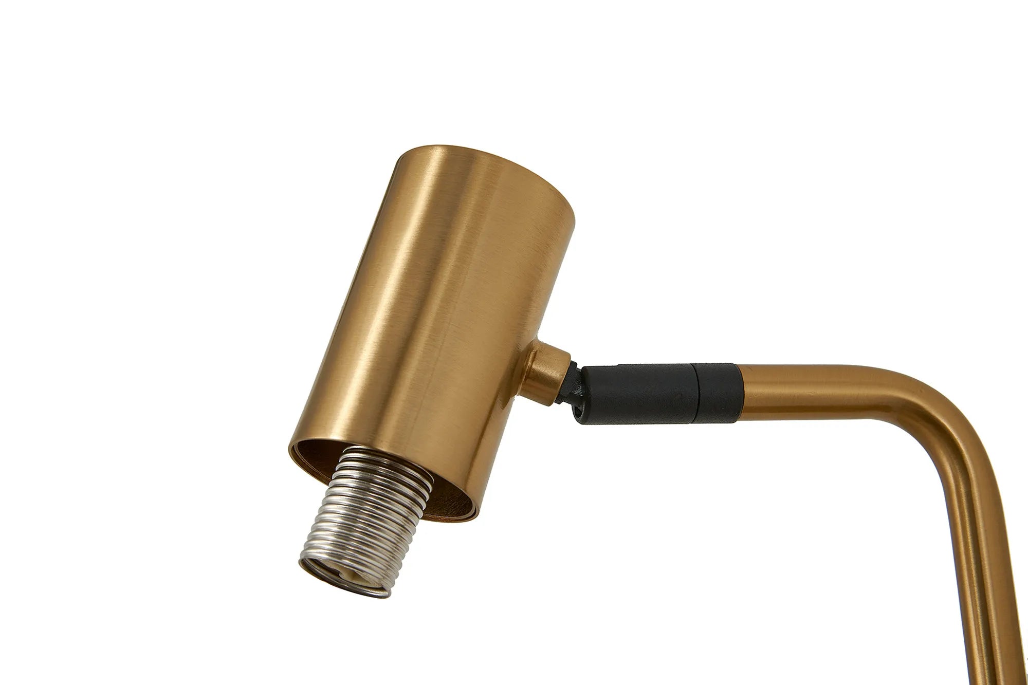 Bradley Wall Light - Adjustable Arm - Brass & Black