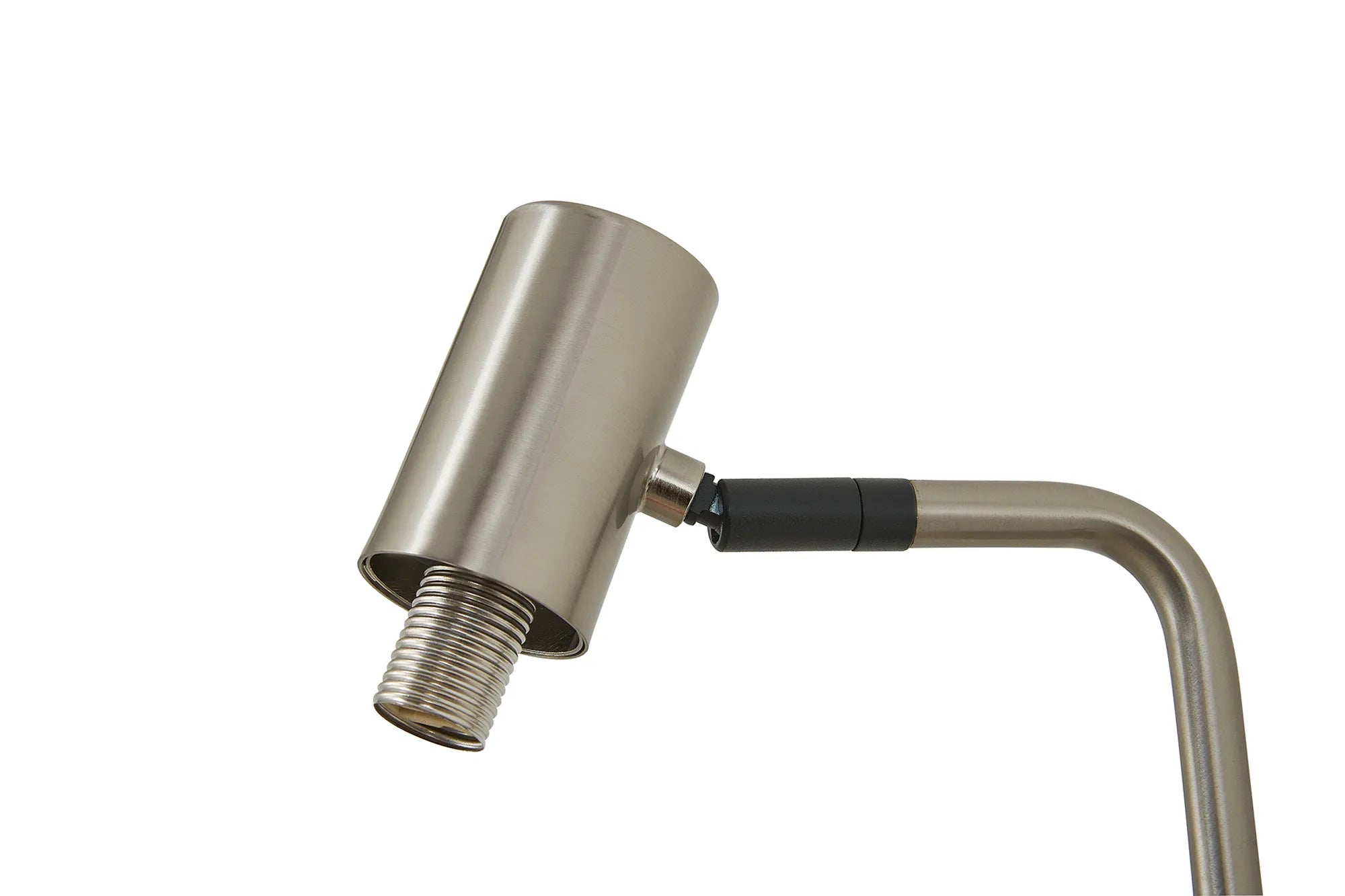 Bradley Wall Light - Adjustable Arm - Satin Nickel & Black