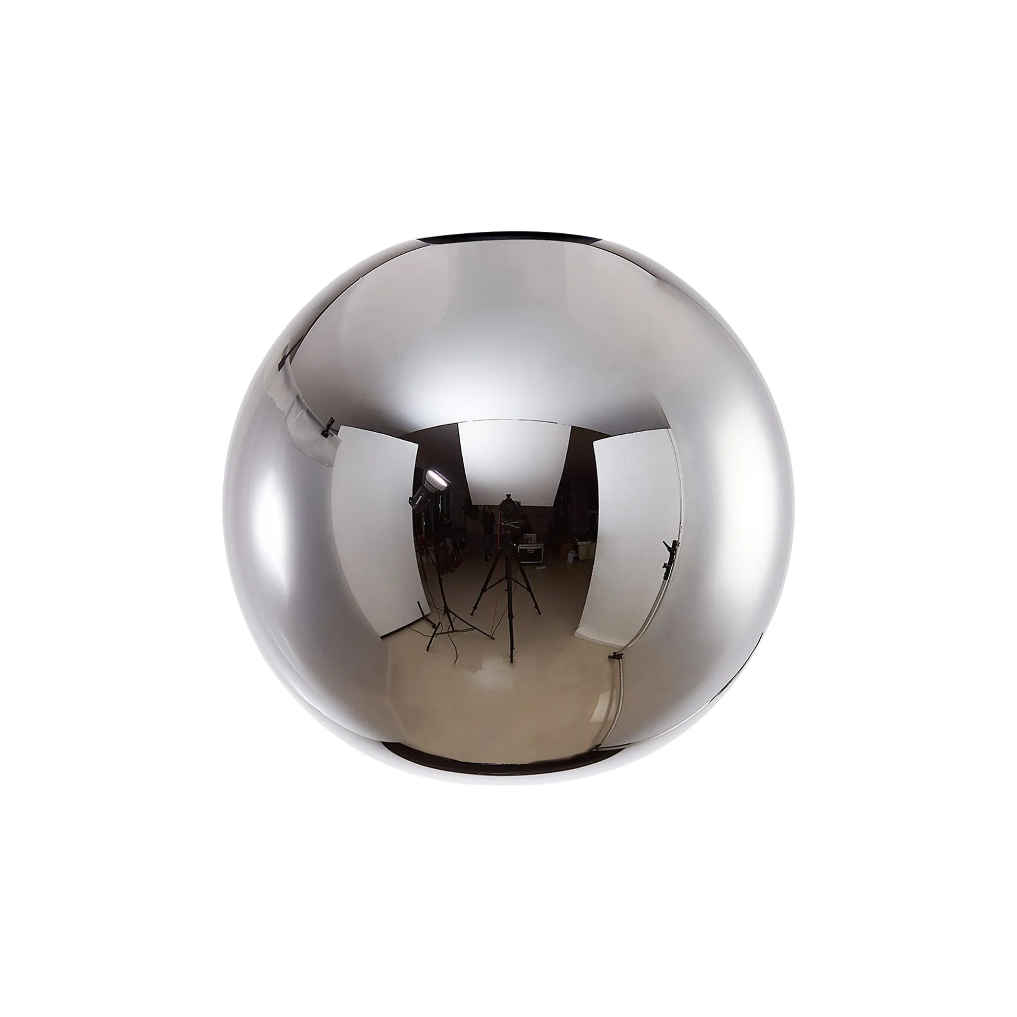 Bradley 12cm Round Chrome with Inner Frosted Globe (A) Glass Shade