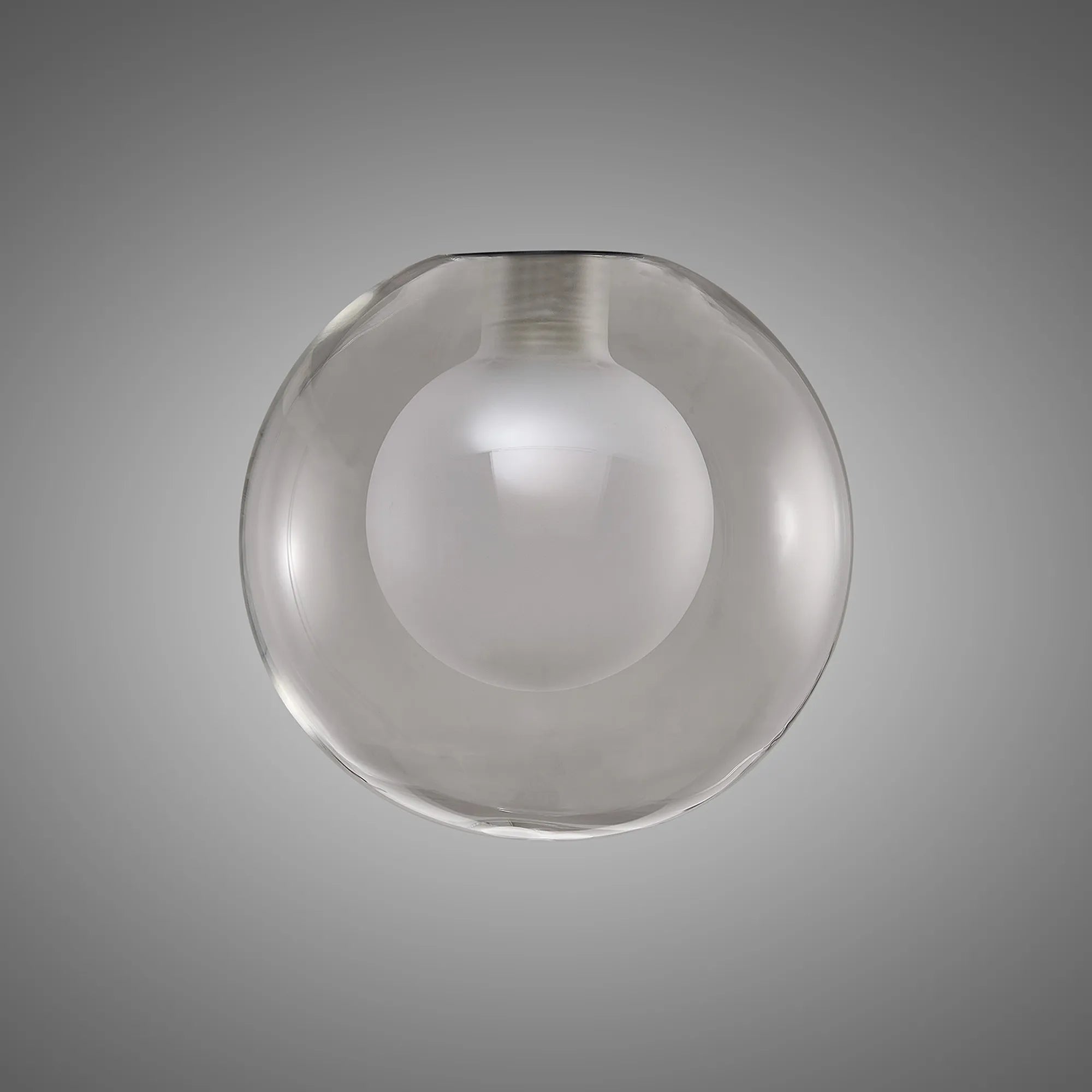 Bradley 12cm Round Clear with Inner Frosted Globe (A) Glass Shade
