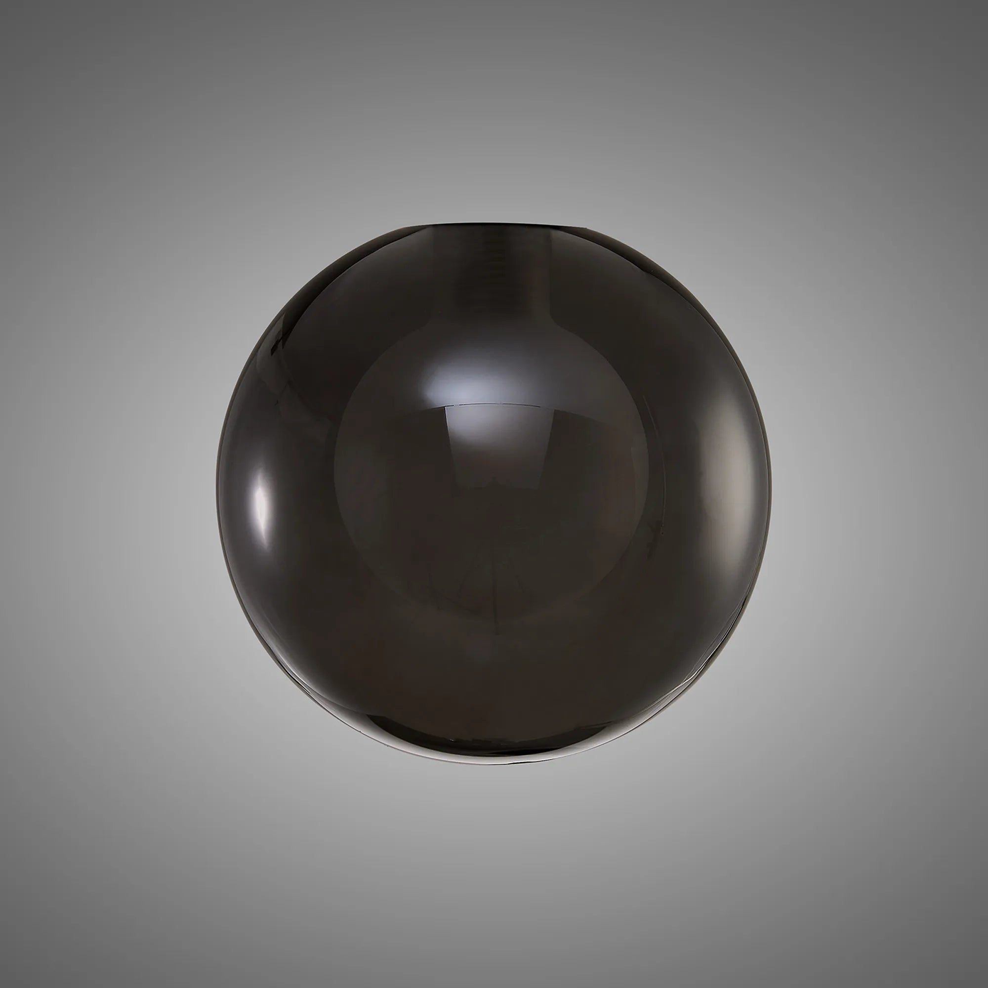 Bradley 12cm Round Smoke with Inner Frosted Globe (A) Glass Shade