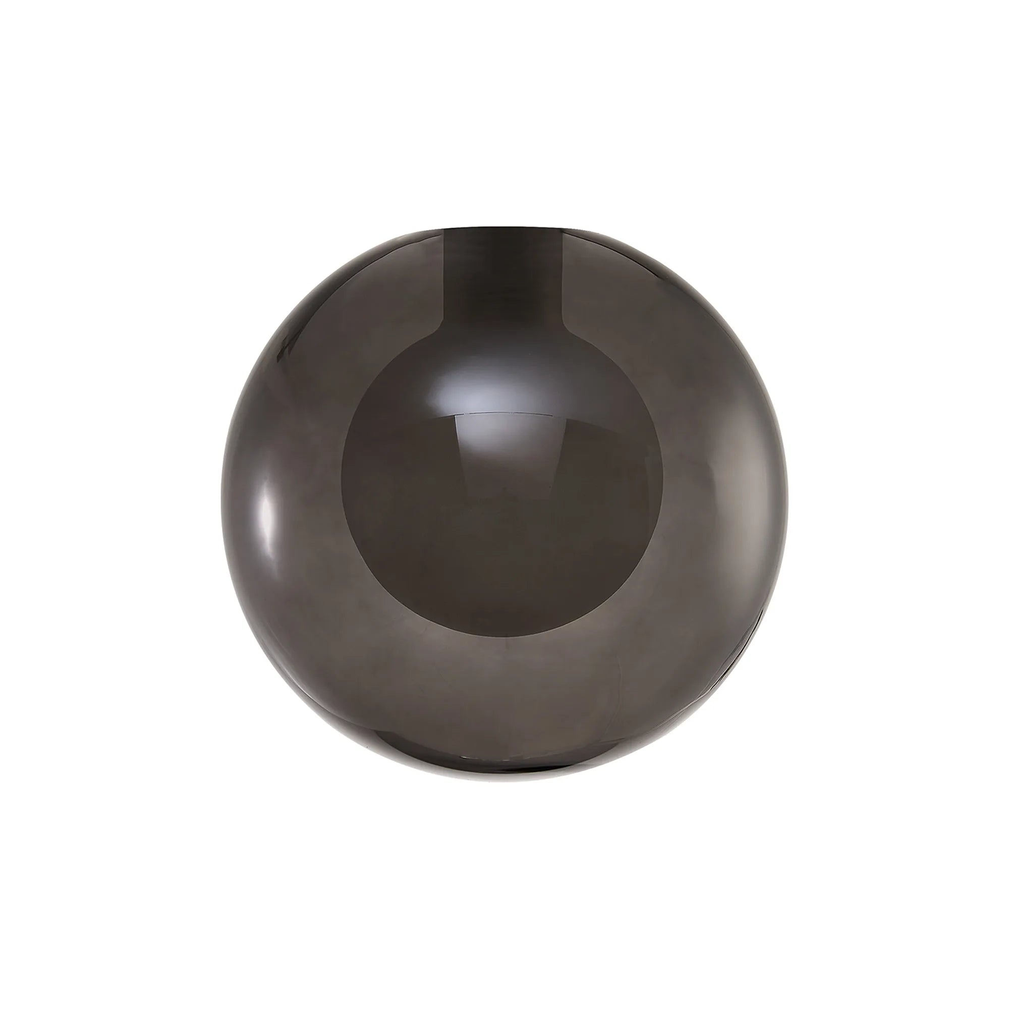 Bradley 12cm Round Smoke with Inner Frosted Globe (A) Glass Shade