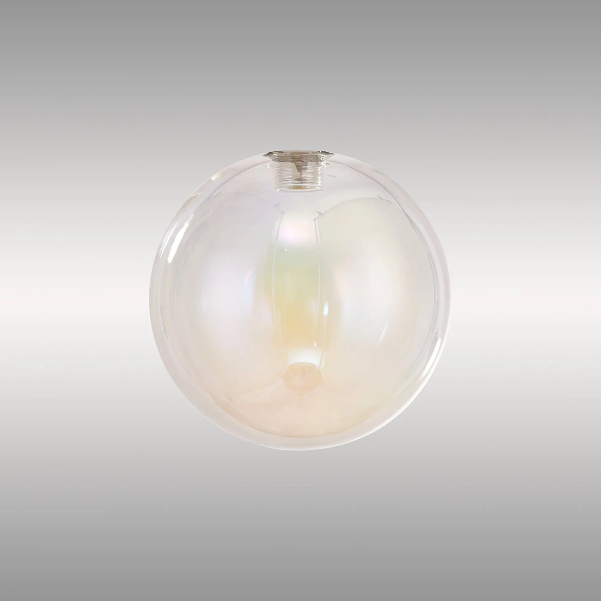 Bradley 12cm Round (B) Iridescent Glass Shade