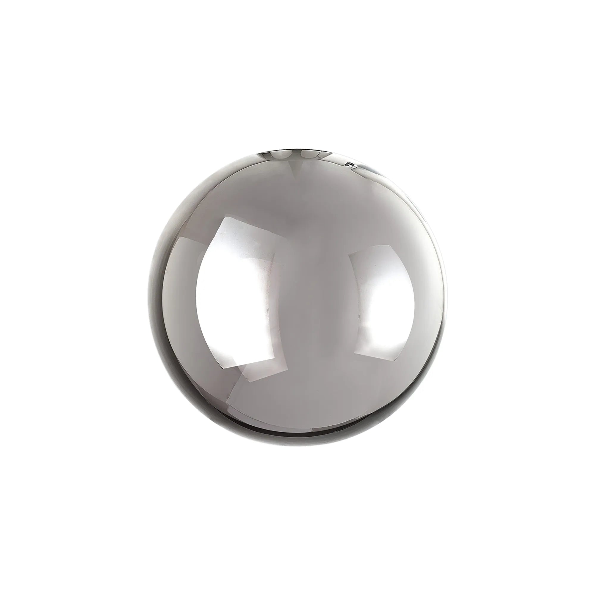 Bradley 12cm Round (B) Smoke Plated Glass Shade