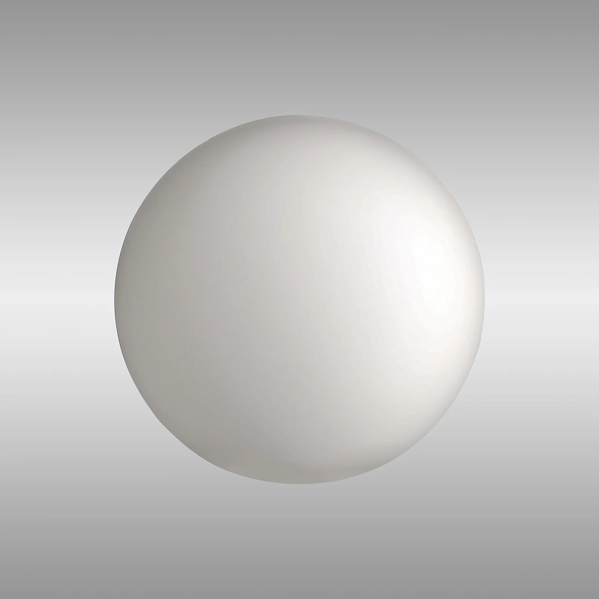 Bradley 12cm Smooth Round Glass Shade (D) - Opal