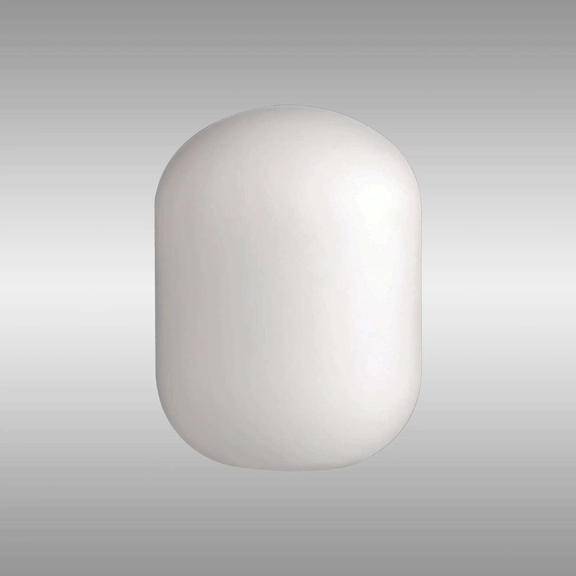 Bradley 9 x 12.5cm Smooth Tubular Glass Shade (M) - Opal