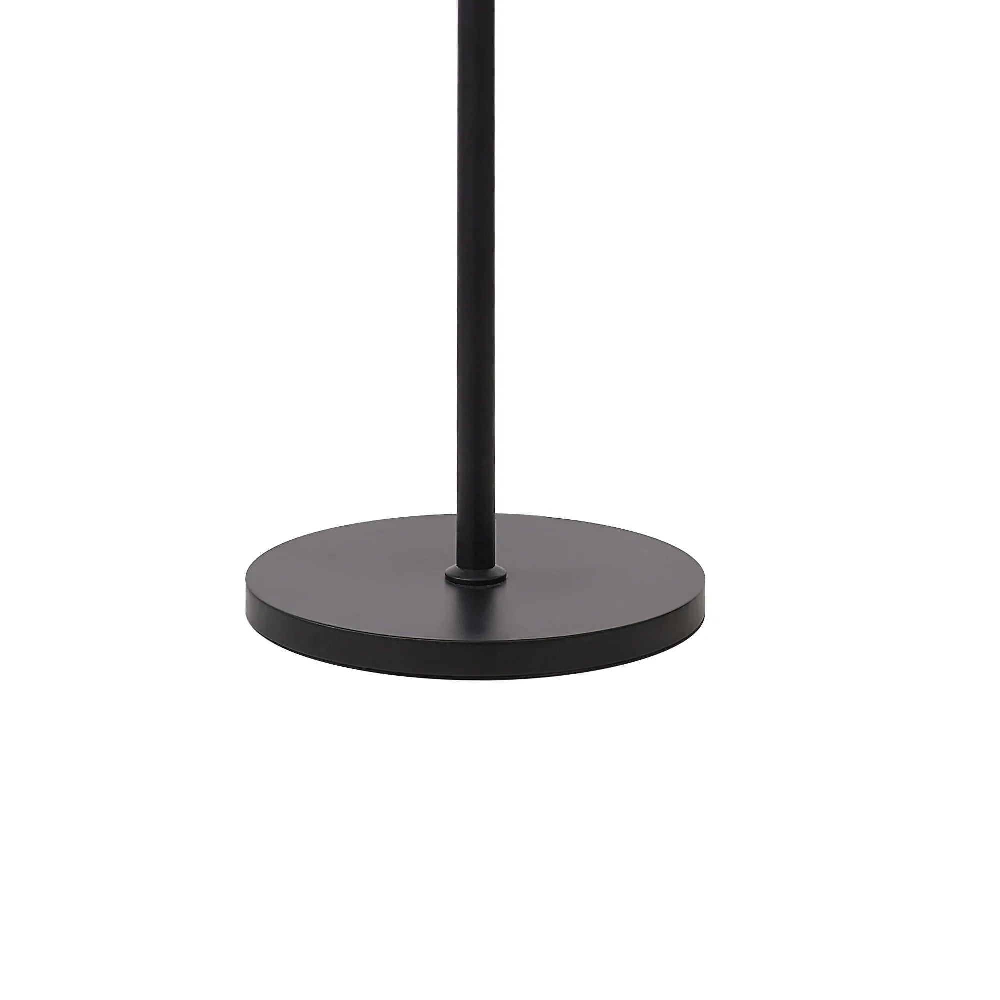 Cedar 168cm Floor Lamp 5 Light - Matt Black & Cognac