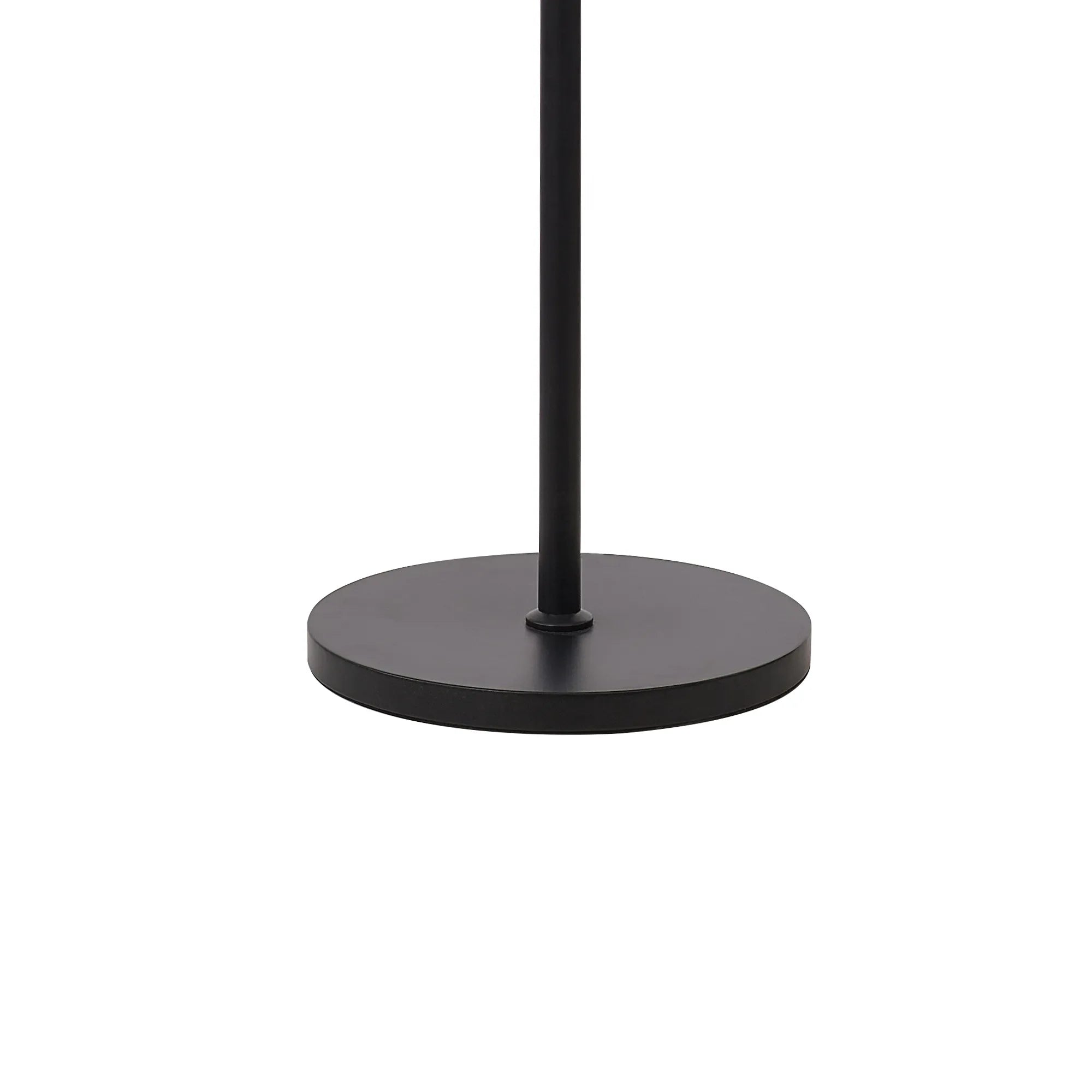 Cedar 168cm Floor Lamp 5 Light - Matt Black & Smoked