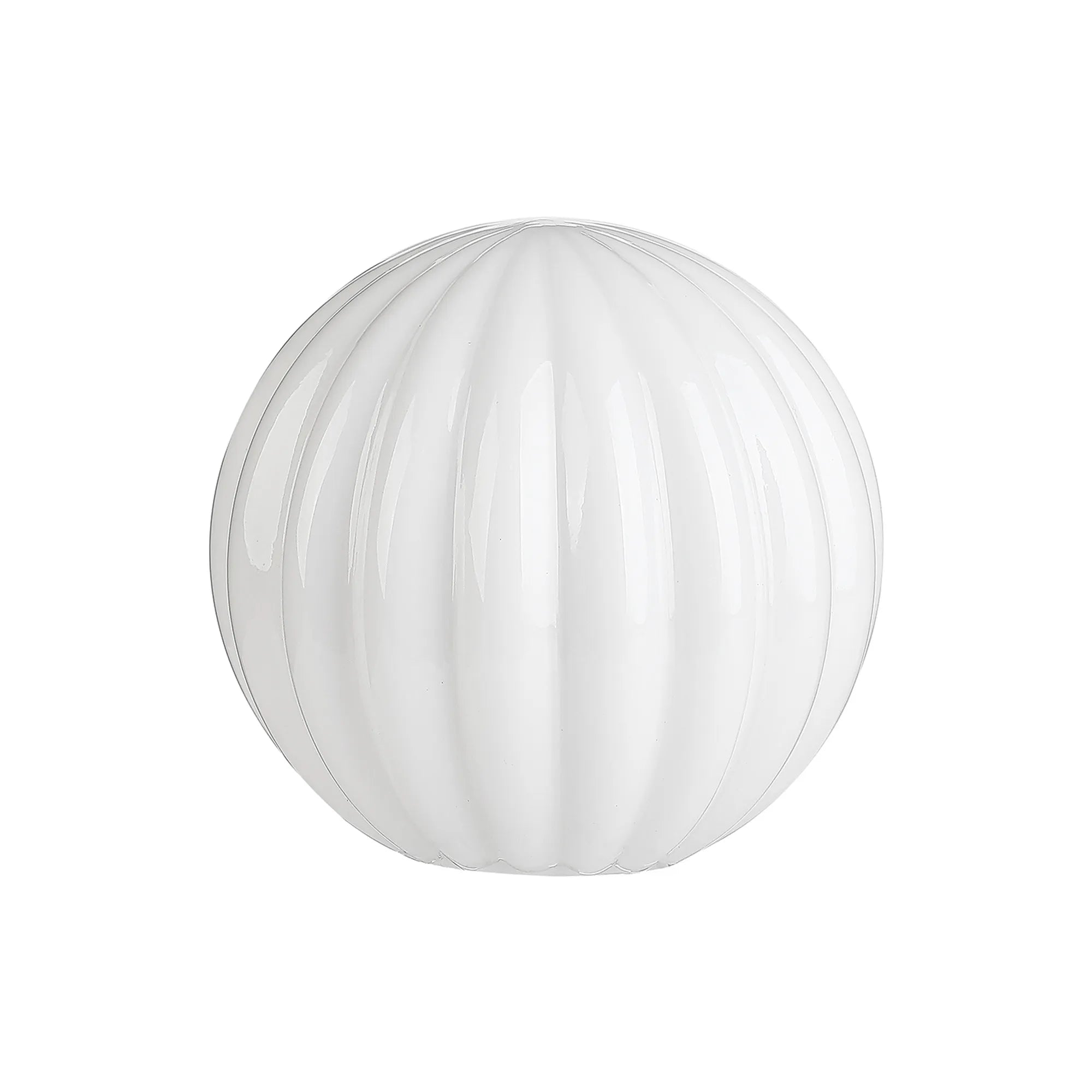 Dene 12cm Round Segment Glass Shade (K) Opal