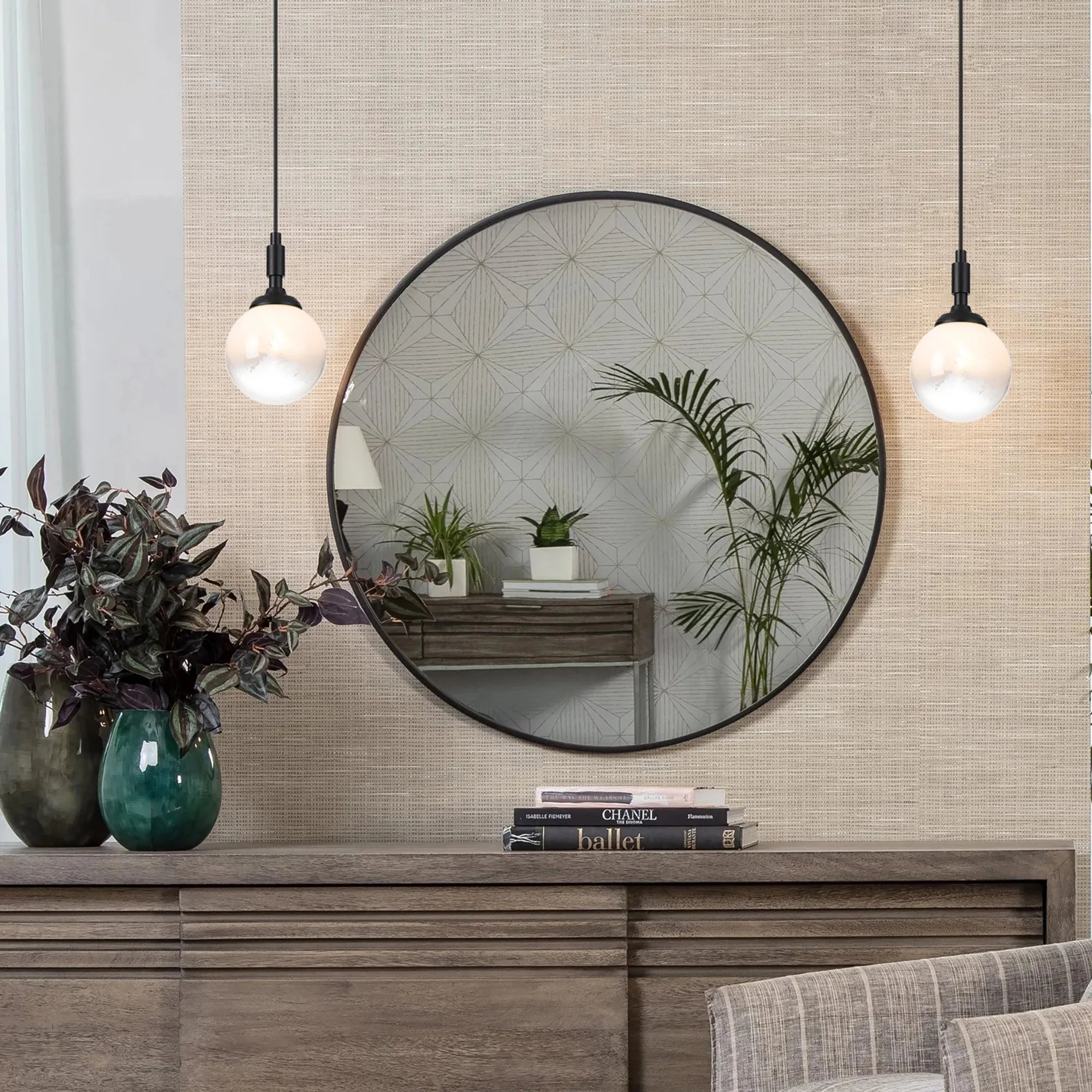 Dene Pendant Kit (Frame Only) 1 Light - IP44 Satin Black