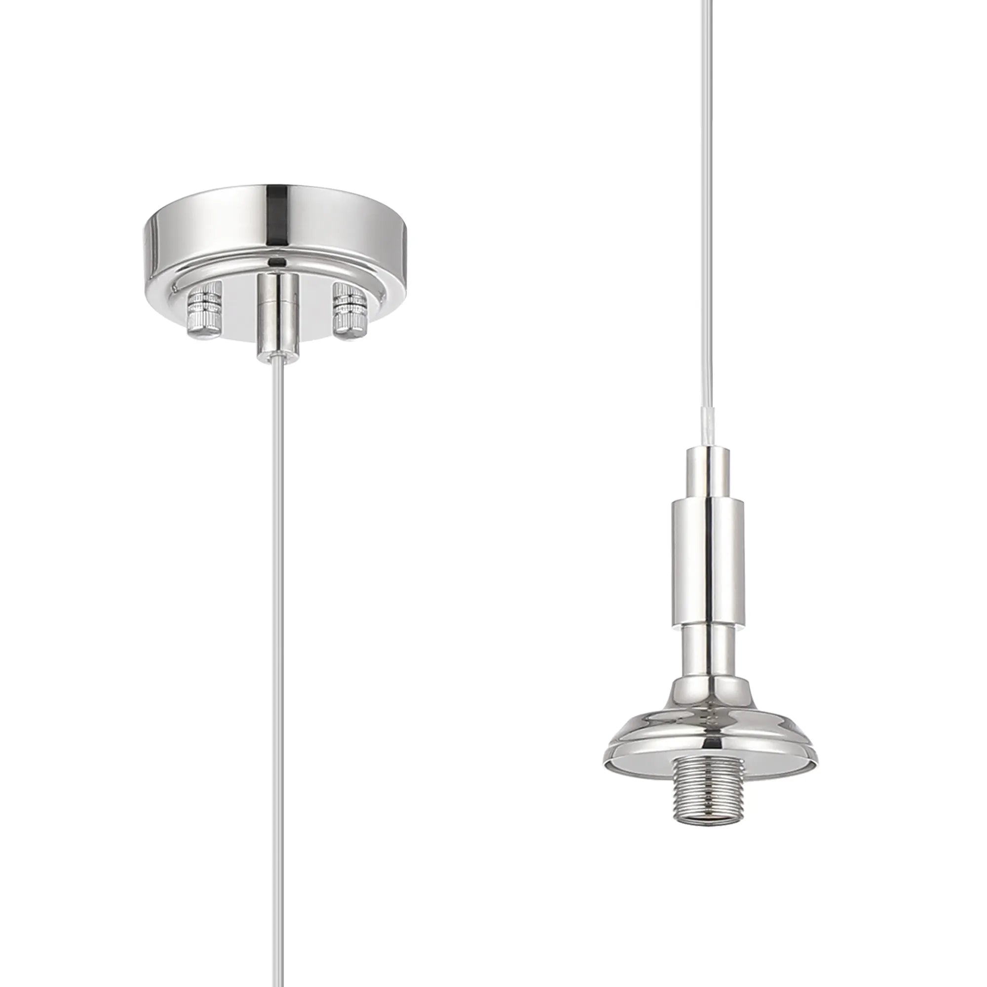 Dene Pendant Kit (Frame Only) 1 Light - IP44 Polished Nickel