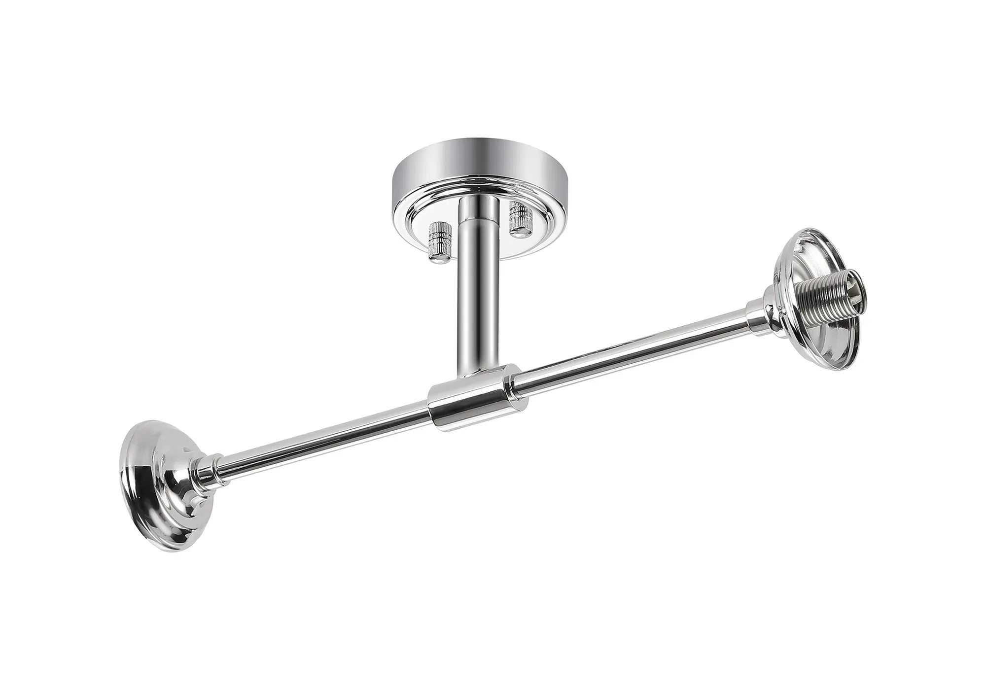 Dene Ceiling & Wall Light - Linear Frame 2 Light - IP44 Nickel