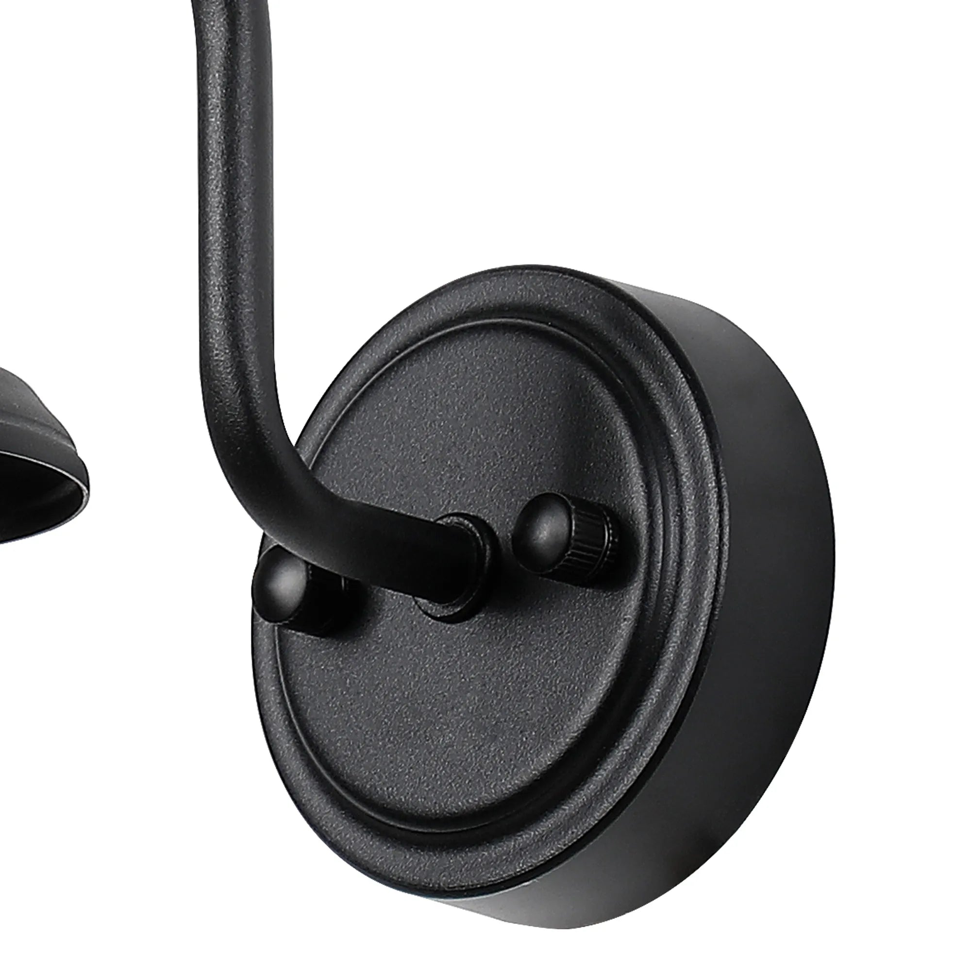 Dene Curved Arm Wall Light - Frame 1 Light - IP44 Satin Black