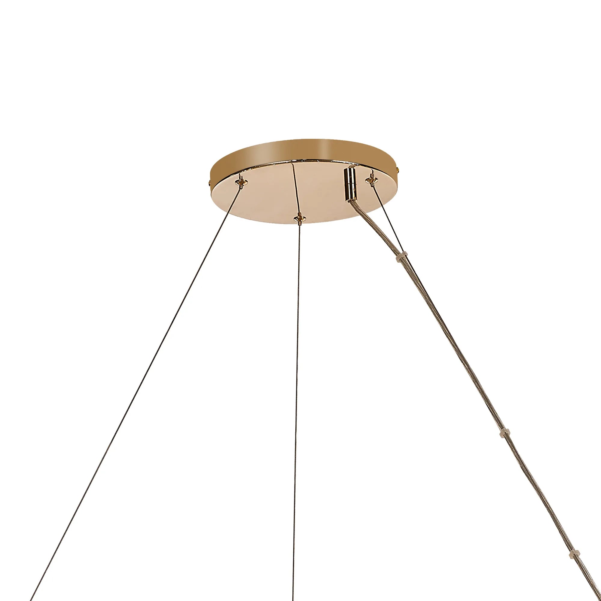 Grosvenor 1.2m Ring Pendant 30 Light Chandelier - French Gold