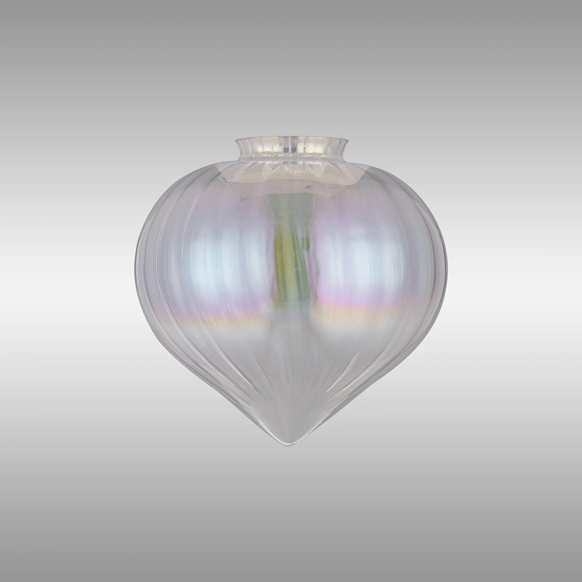 Grove 23x23cm Flower Bud Glass Shade (A) - Iridescent Faded